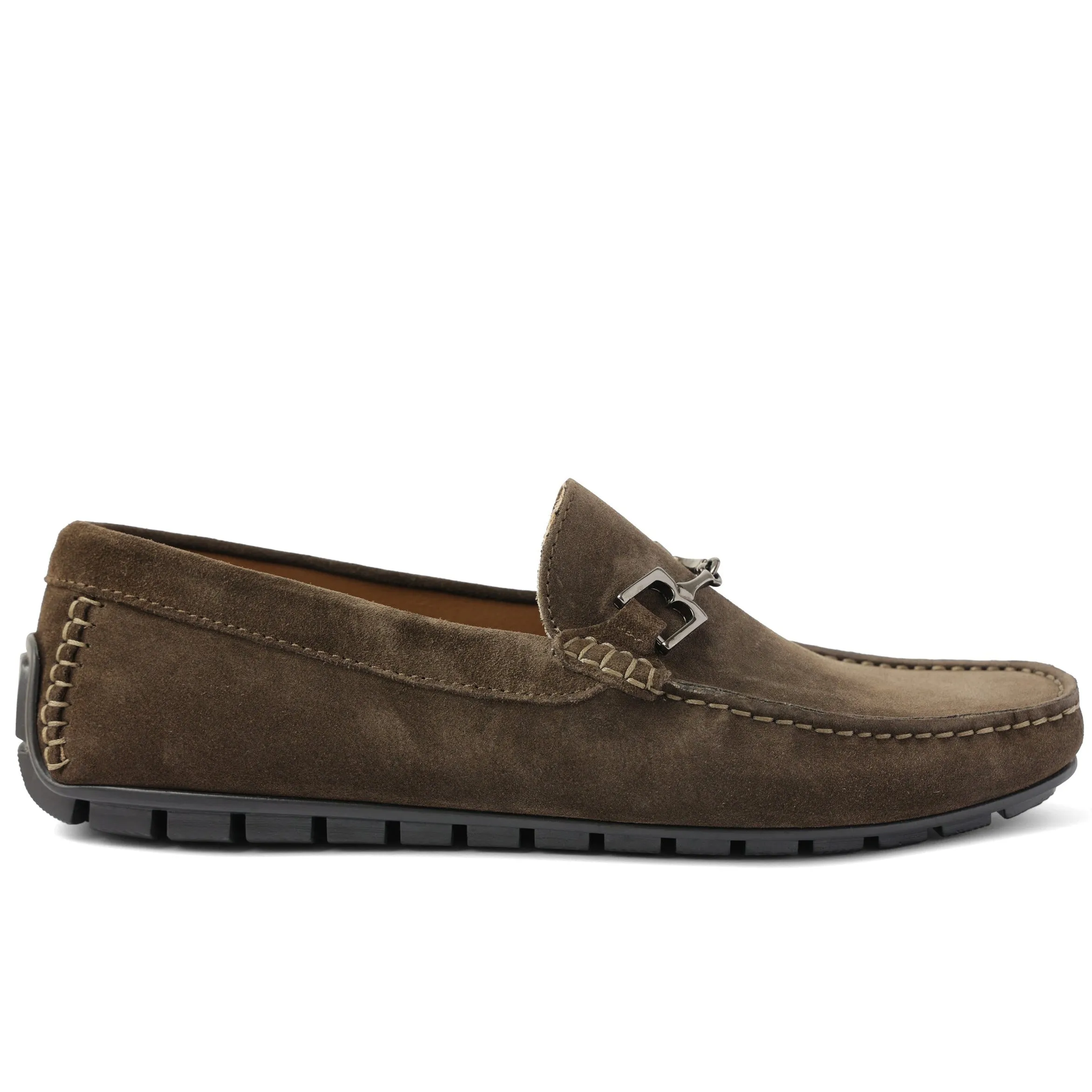 Xander Casual Driving Moccasin - Dark Brown Suede sold by Bruno Magli product image thumbnail 2