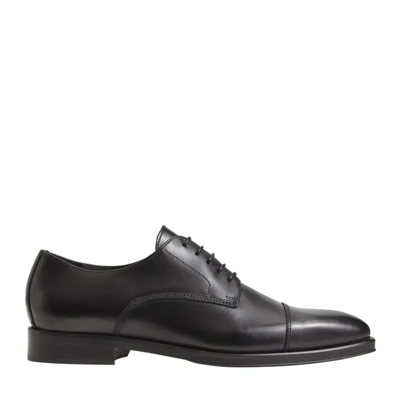 Hanover Leather Oxford Lace-Up - Black sold by Bruno Magli