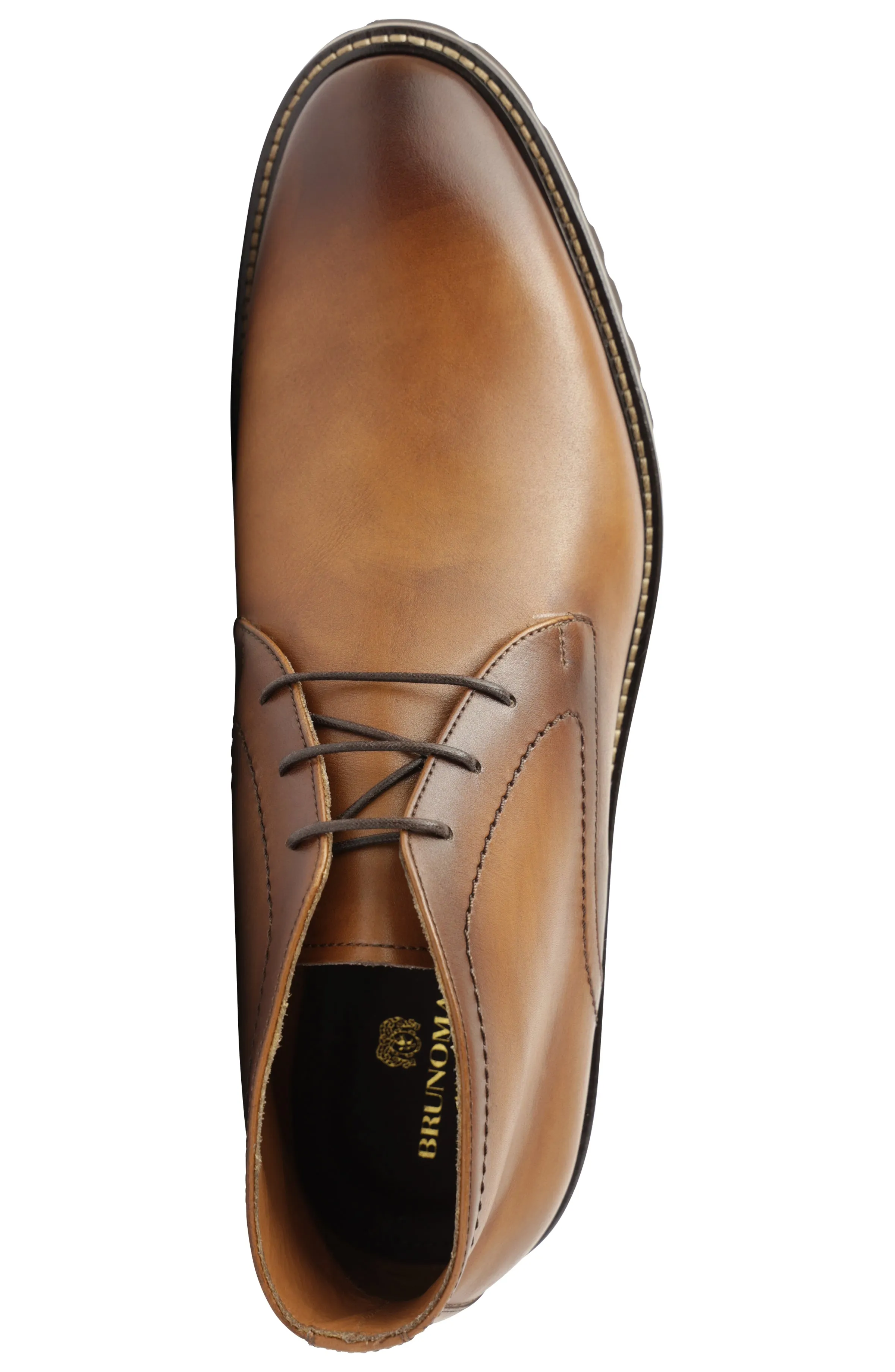 Vicolo Tailored Chukka Leather Boot - Cognac sold by Bruno Magli product image thumbnail 5