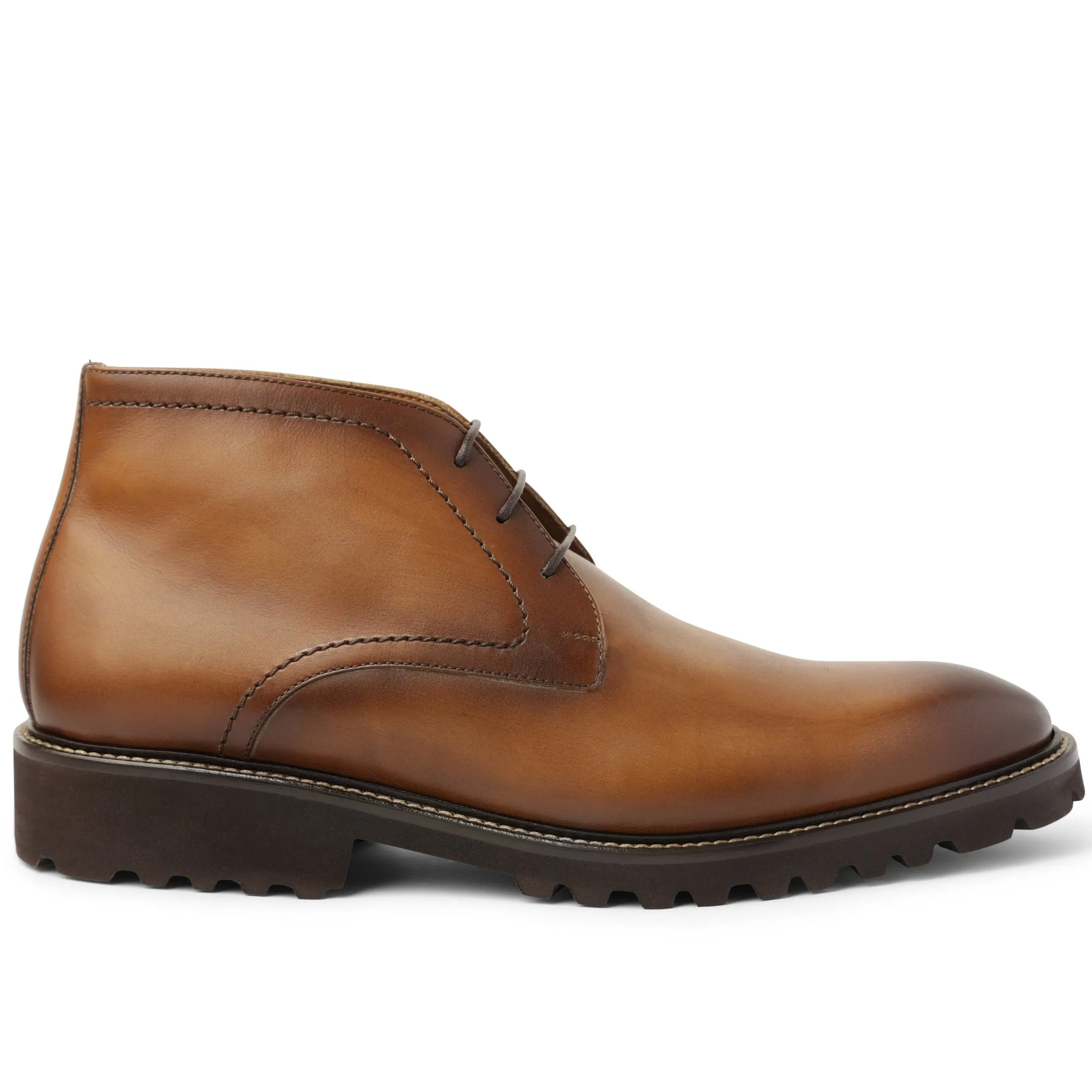 Vicolo Tailored Chukka Leather Boot - Cognac sold by Bruno Magli product image thumbnail 2