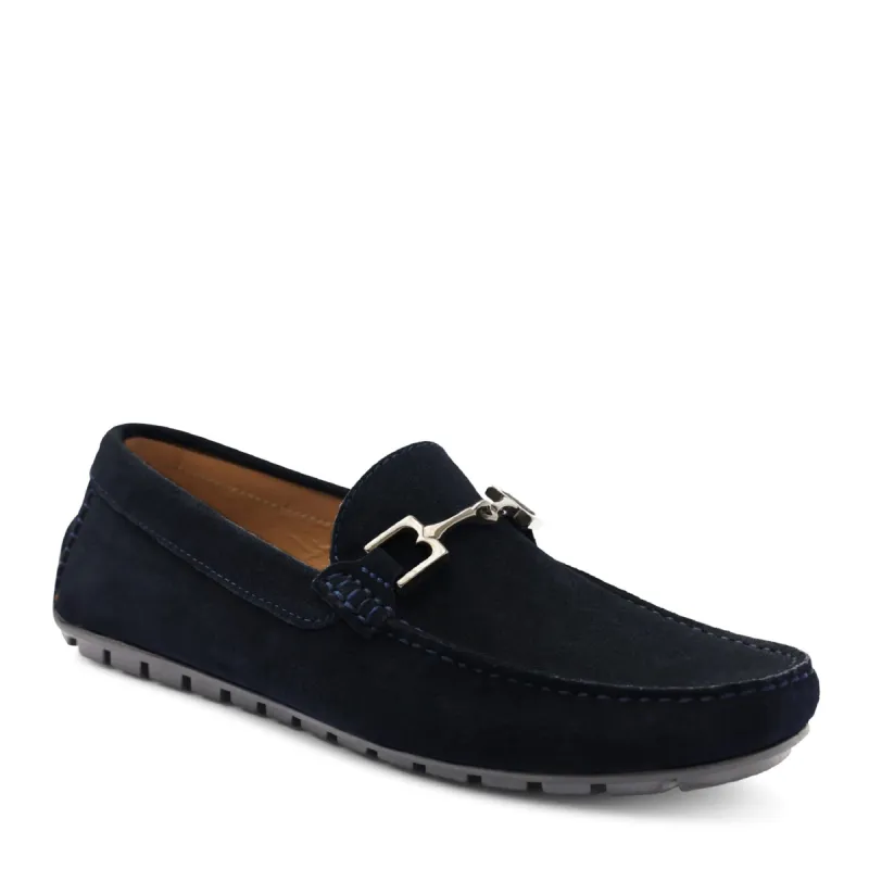 Xander Suede Driving Moccasin - Navy sold by Bruno Magli