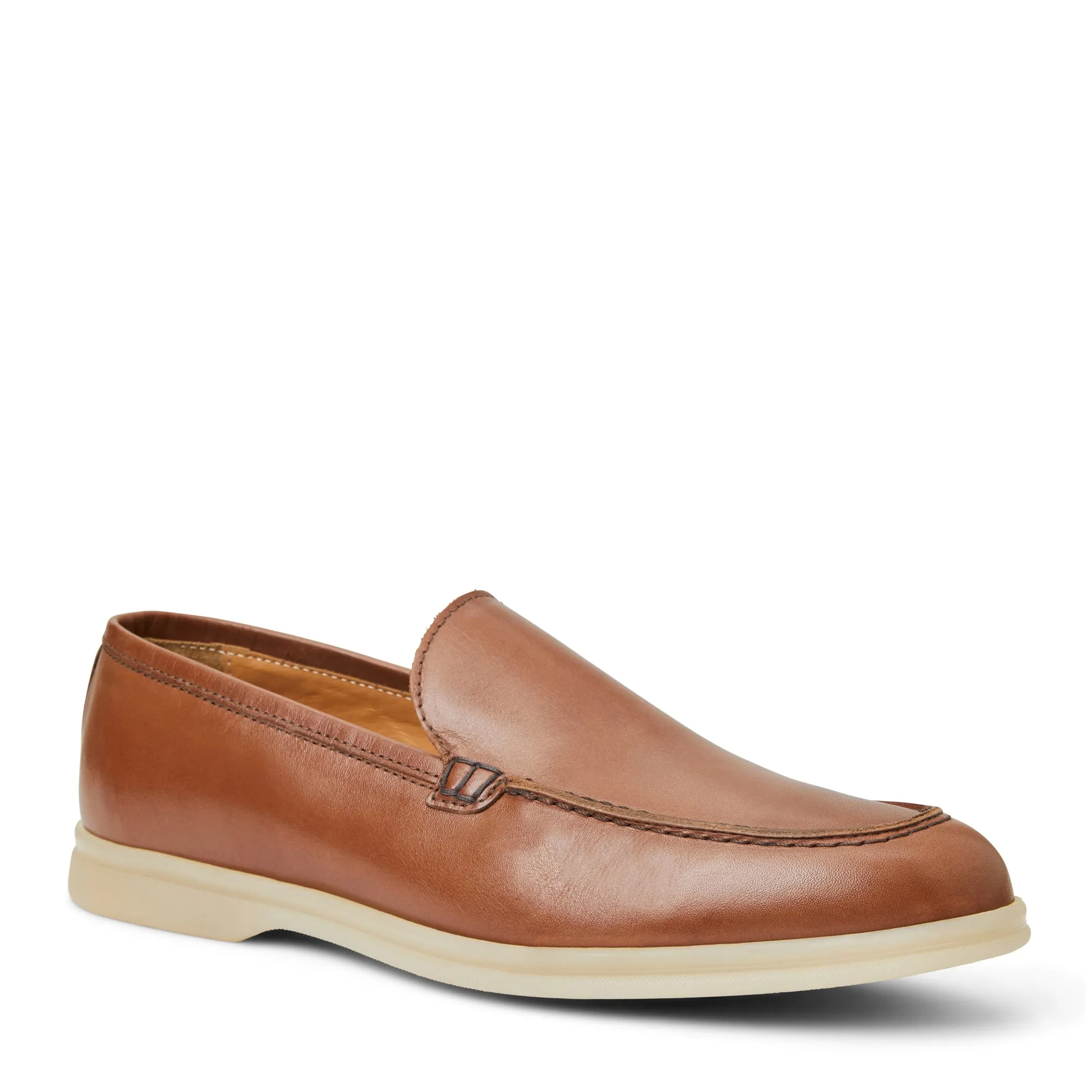 Primo Casual Slip on Loafer Cognac Leather sold by Bruno Magli