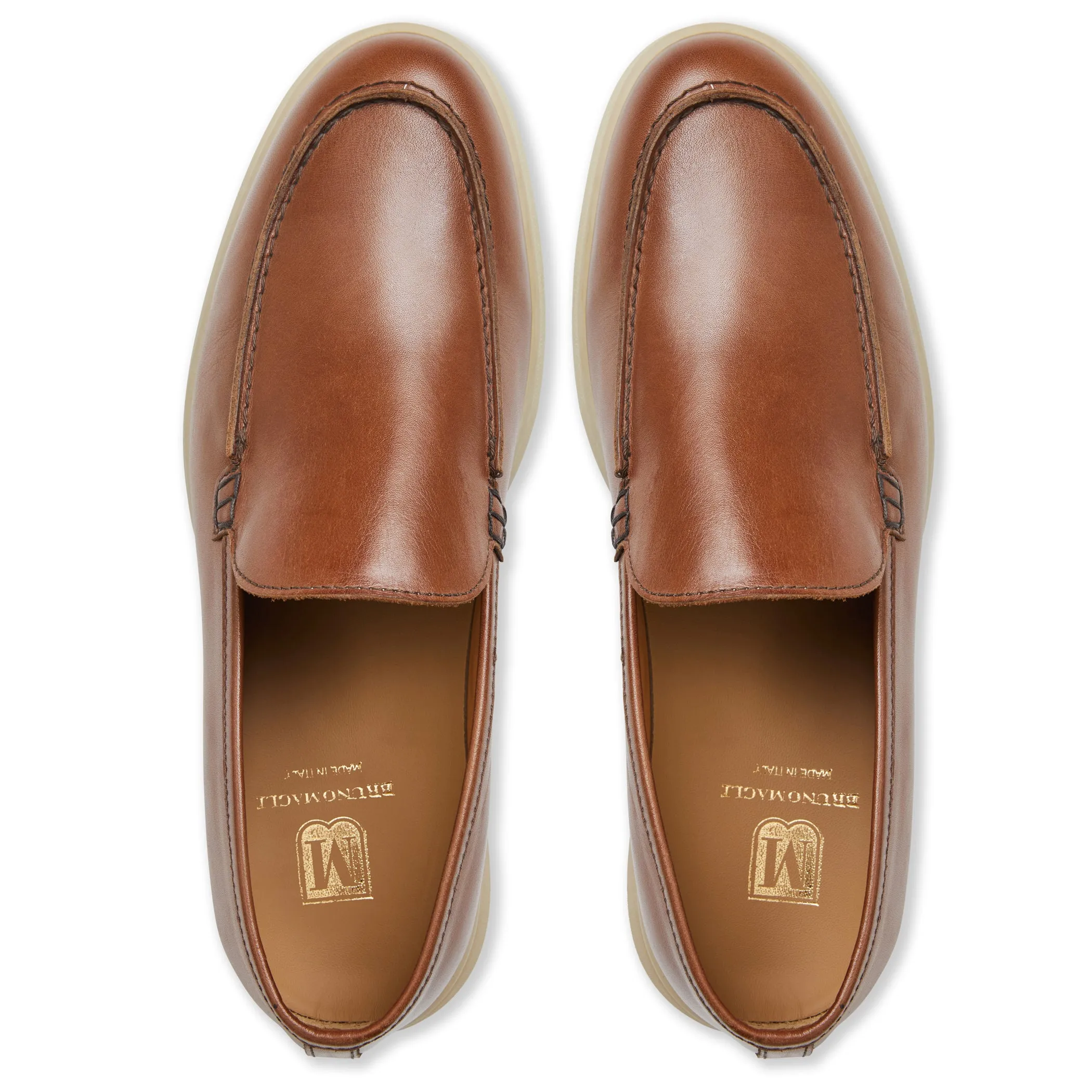 Primo Casual Slip on Loafer Cognac Leather sold by Bruno Magli product image thumbnail 3