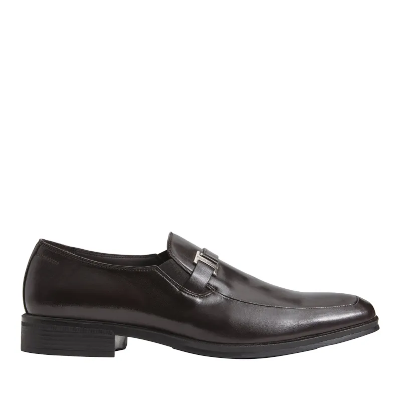 Pivetto Leather Dress Loafer - Dark Brown sold by Bruno Magli