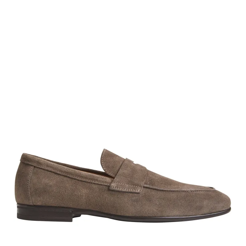 Tino Suede Casual Loafer - Taupe sold by Bruno Magli