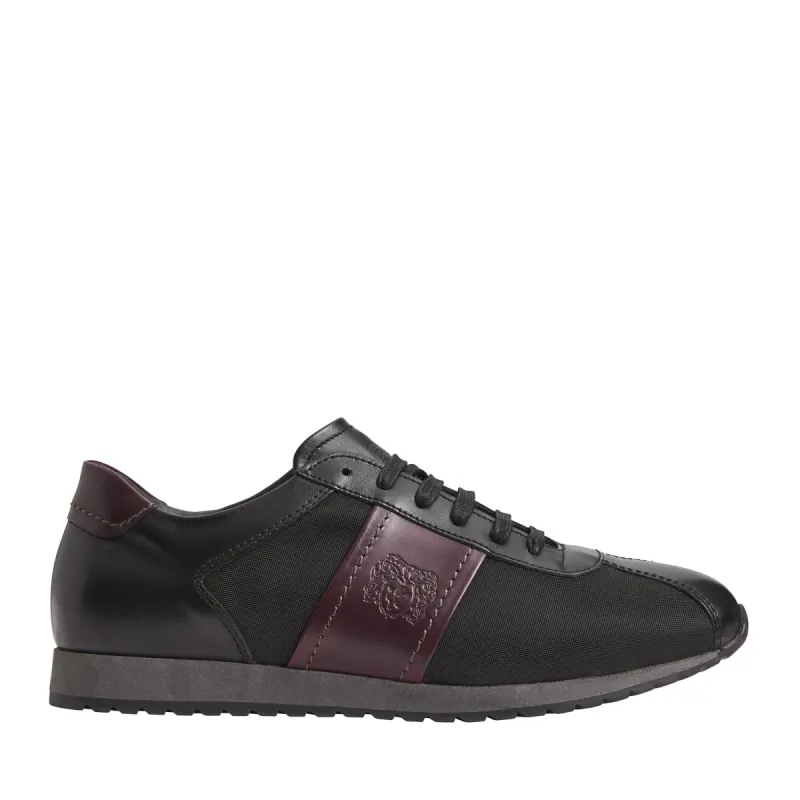 Evo Leather/Nylon Sneaker - Black sold by Bruno Magli
