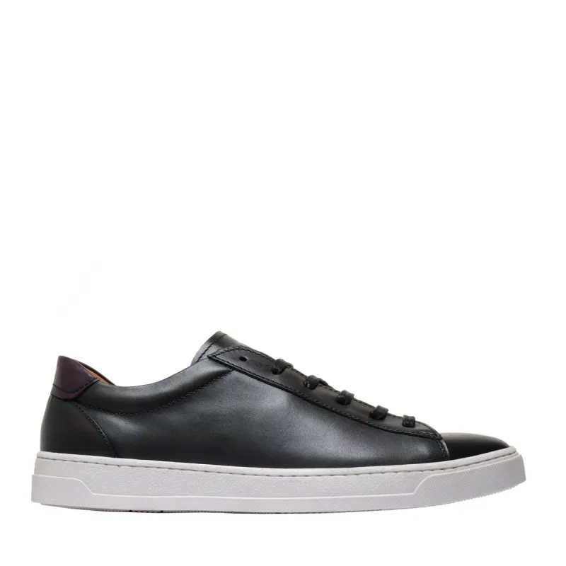 Diaz Leather Sneaker - Dark Grey sold by Bruno Magli