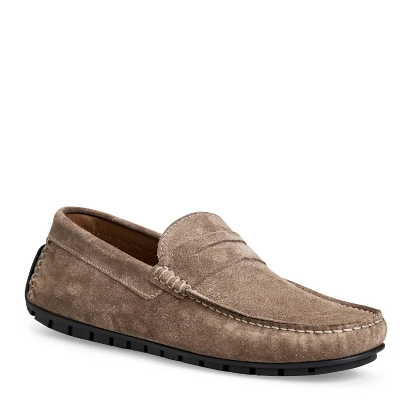 XANE CASUAL SUEDE SLIP-ON DRIVING MOCCASIN-TAUPE sold by Bruno Magli