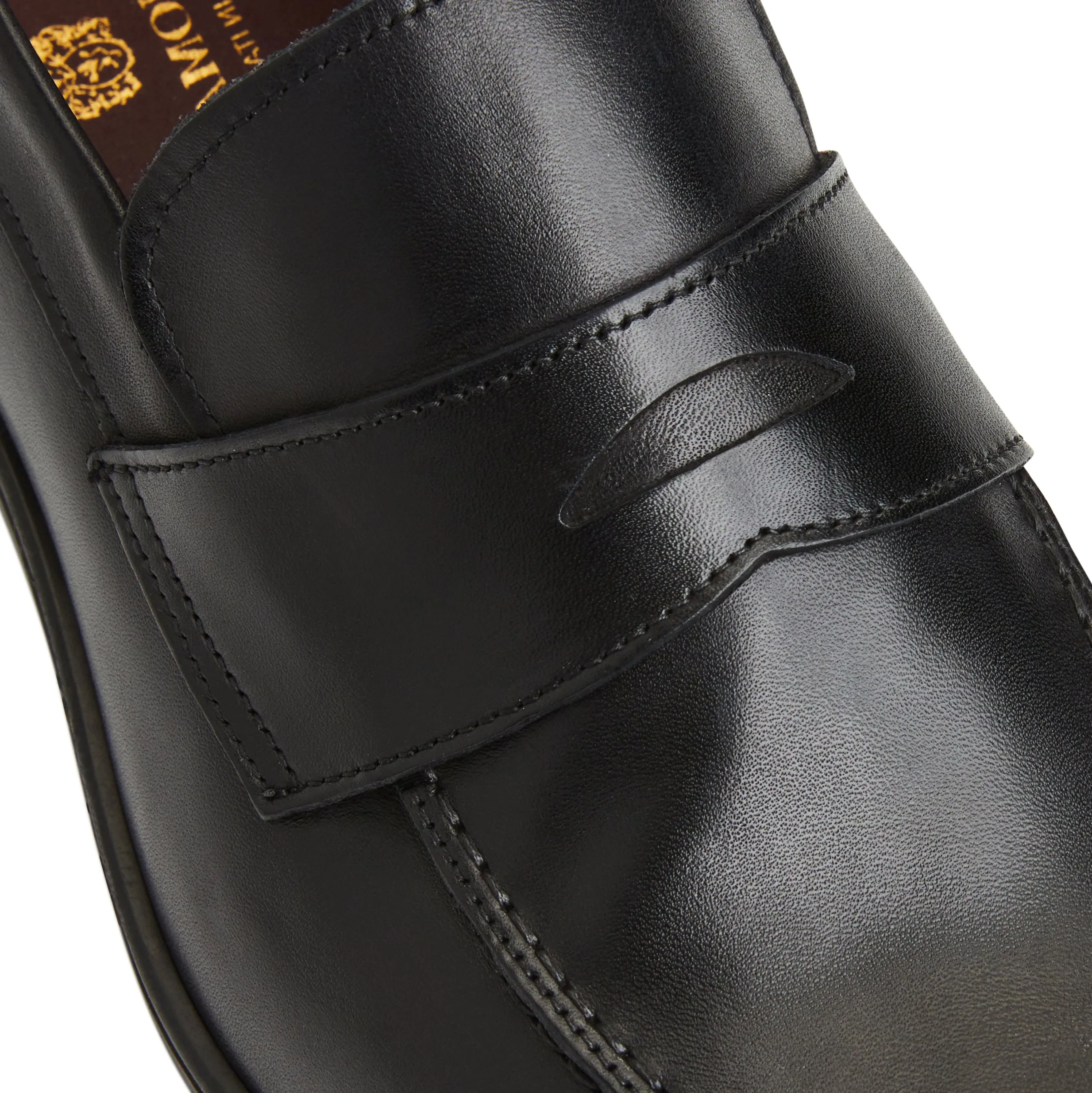 DURANTE Tapered Modern Penny Loafer BLACK sold by Bruno Magli product image thumbnail 4