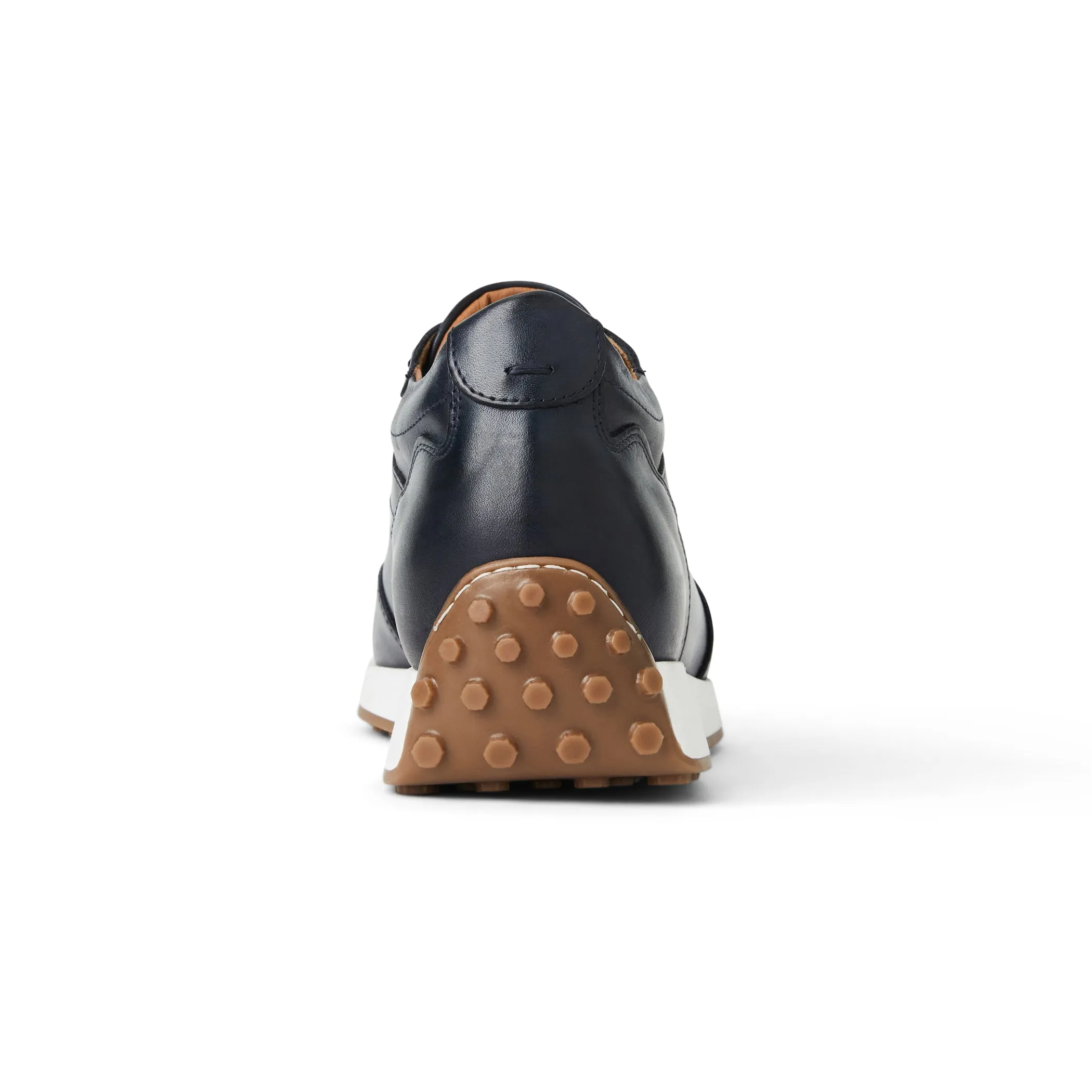 Duccio Mid leather Jogger Sneaker-Navy sold by Bruno Magli product image thumbnail 3