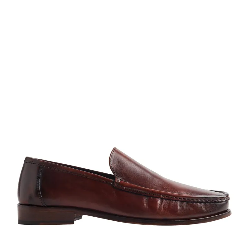 Positano Venetian Loafer Slip-On - Cognac sold by Bruno Magli