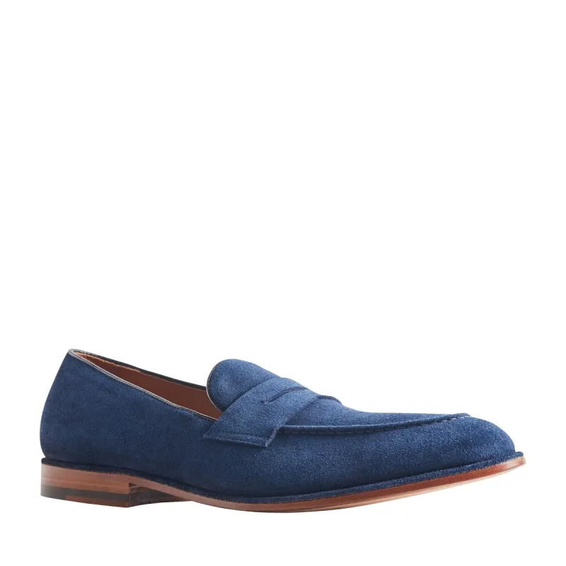 California Suede Loafer - Navy sold by Bruno Magli