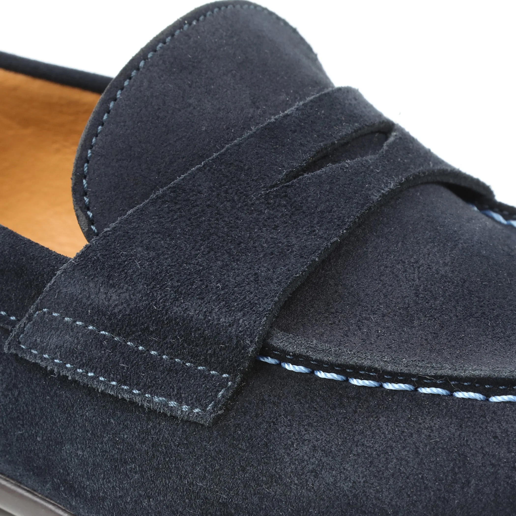 Silas Suede Loafer - Navy sold by Bruno Magli product image thumbnail 3