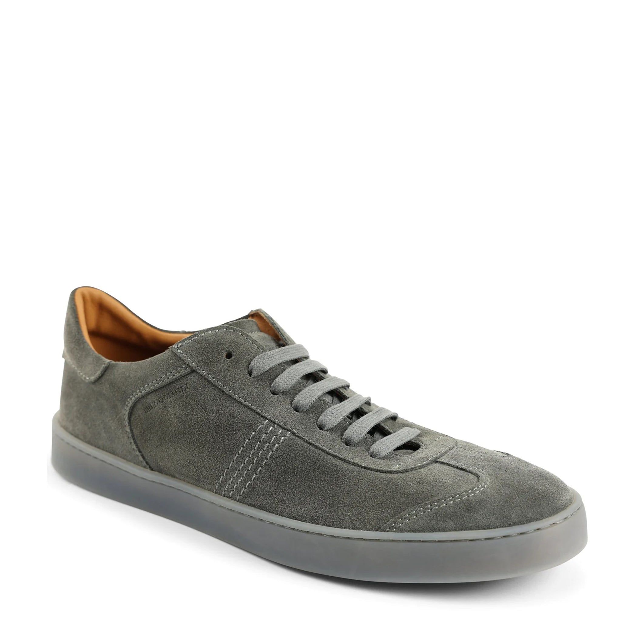 Bono Suede Lace-Up Sneaker - Grey sold by Bruno Magli