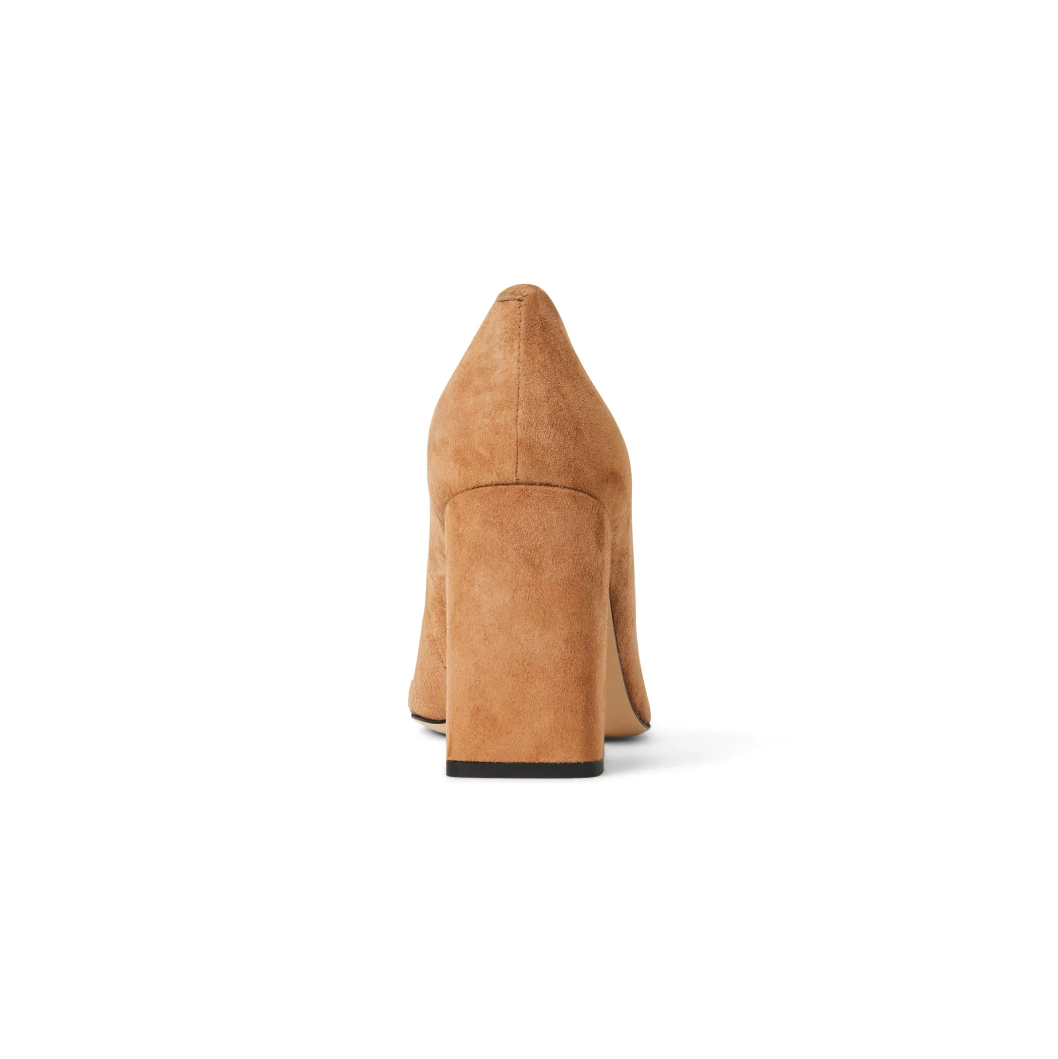 Melania Square Toe Suede Pump- Camel Suede sold by Bruno Magli product image thumbnail 4