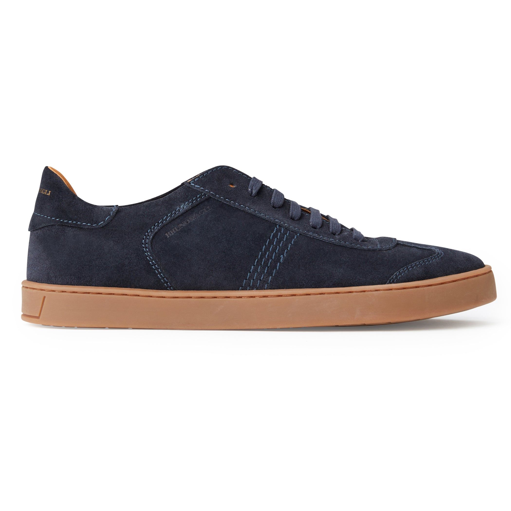 Bono Suede Lace-up Sneaker-Dark Blue sold by Bruno Magli product image thumbnail 2