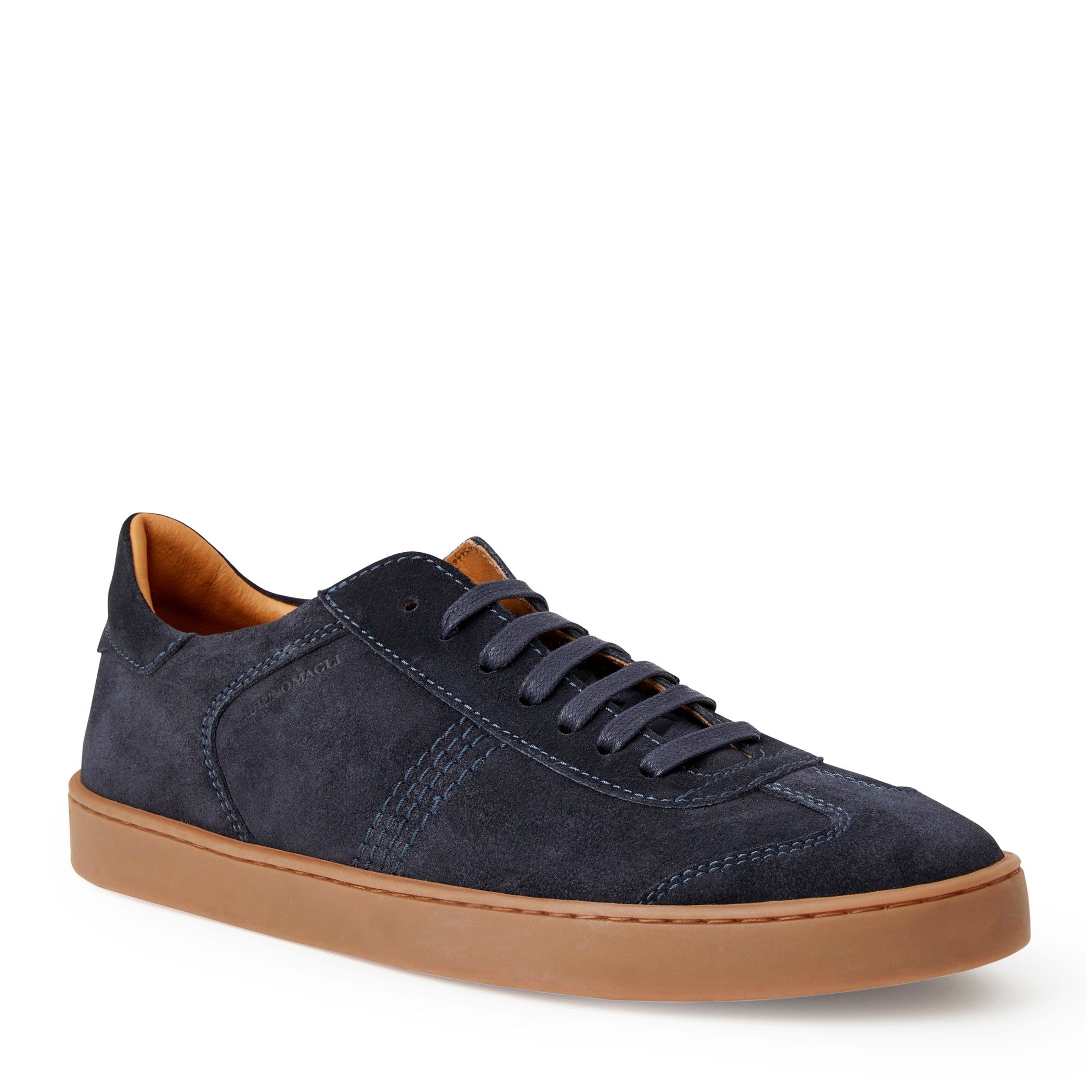 Bono Suede Lace-up Sneaker-Dark Blue sold by Bruno Magli