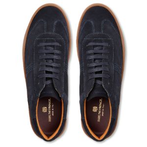 Bono Suede Lace-up Sneaker-Dark Blue sold by Bruno Magli