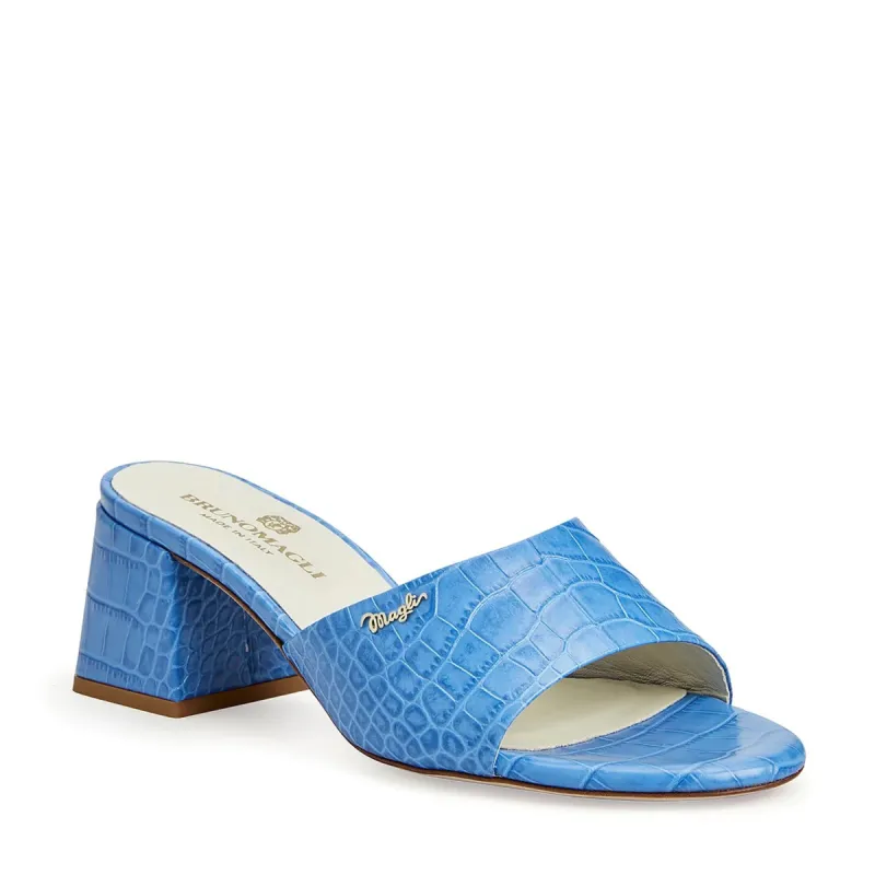 AGATA - BLUE CROC sold by Bruno Magli