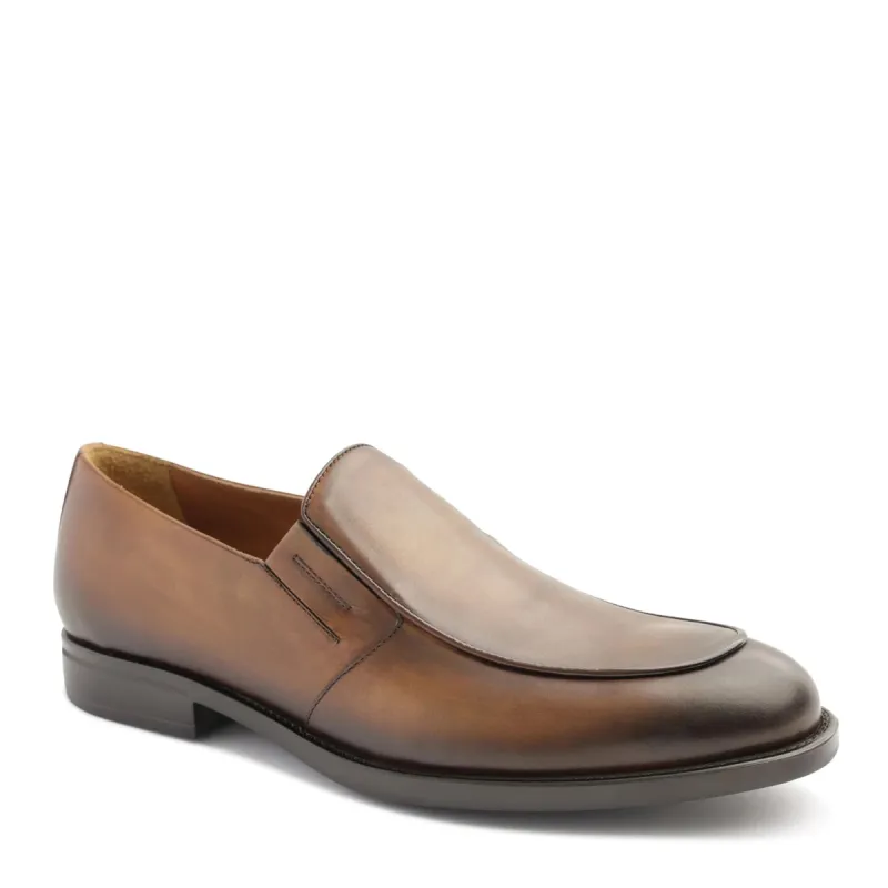Barberino Leather Slip On Loafer - Cognac sold by Bruno Magli