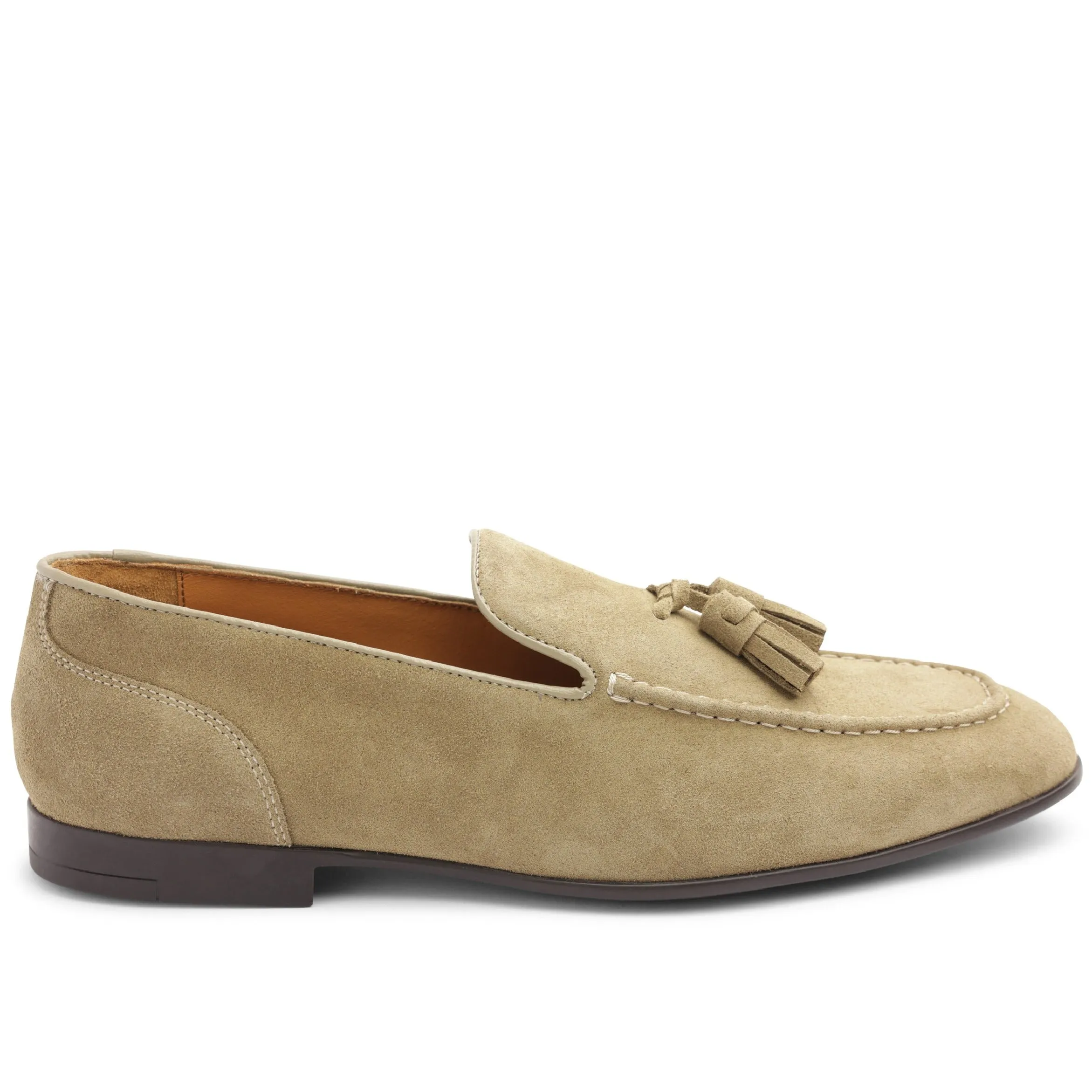 Luis Casual Suede Tailored Loafer - Sand sold by Bruno Magli product image thumbnail 2