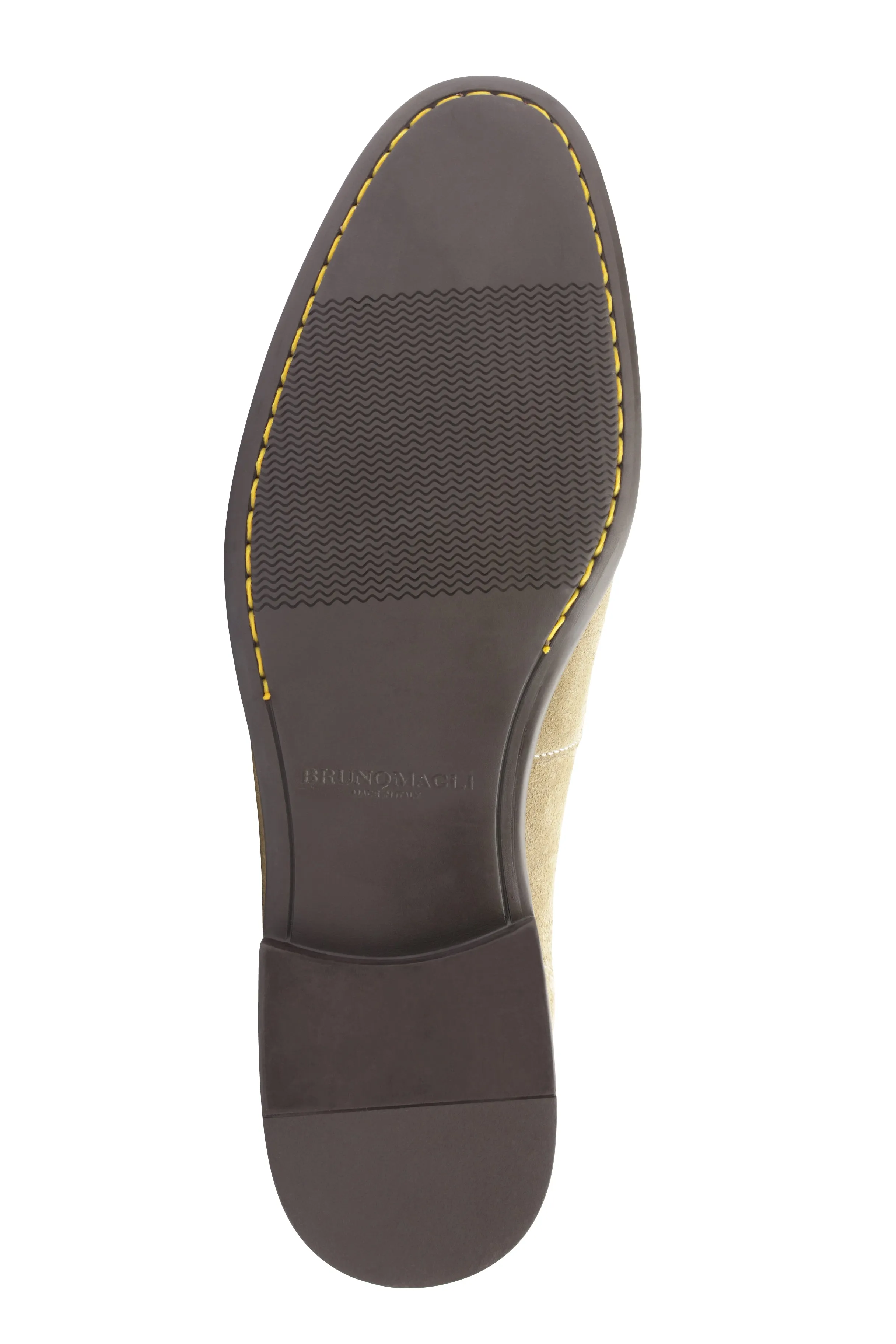 Luis Casual Suede Tailored Loafer - Sand sold by Bruno Magli product image thumbnail 4