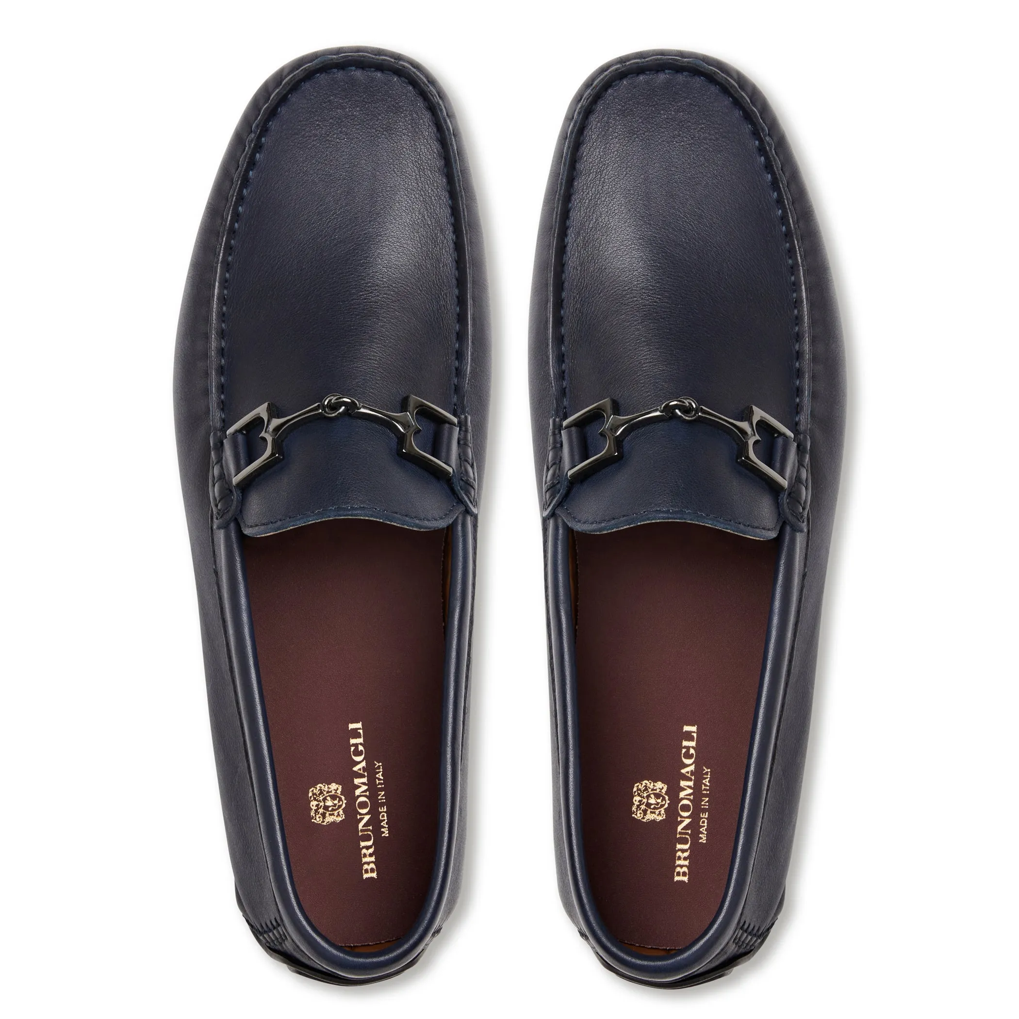 Xander Casual Leather Driving Moccassin-Navy sold by Bruno Magli product image thumbnail 5