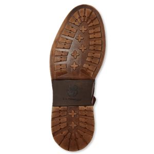 Cerone Cognac Calf/Suede Boot sold by Bruno Magli