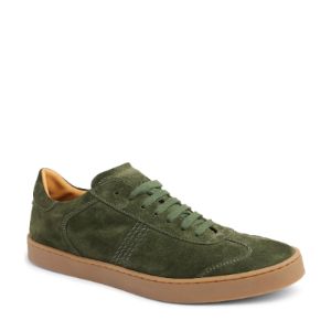 Bono Suede Lace-Up Sneaker - Pine sold by Bruno Magli