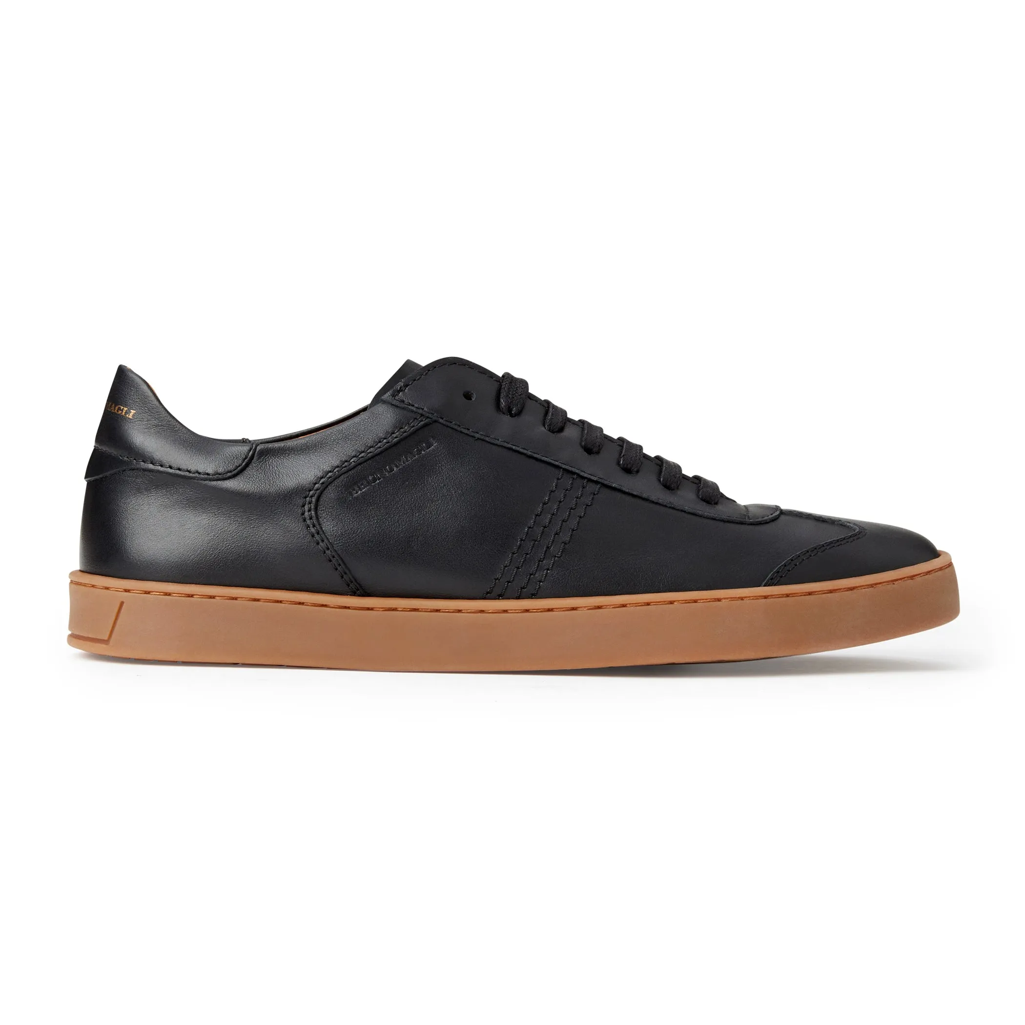 Bono Leather Lace-up Sneaker- Black sold by Bruno Magli product image thumbnail 3