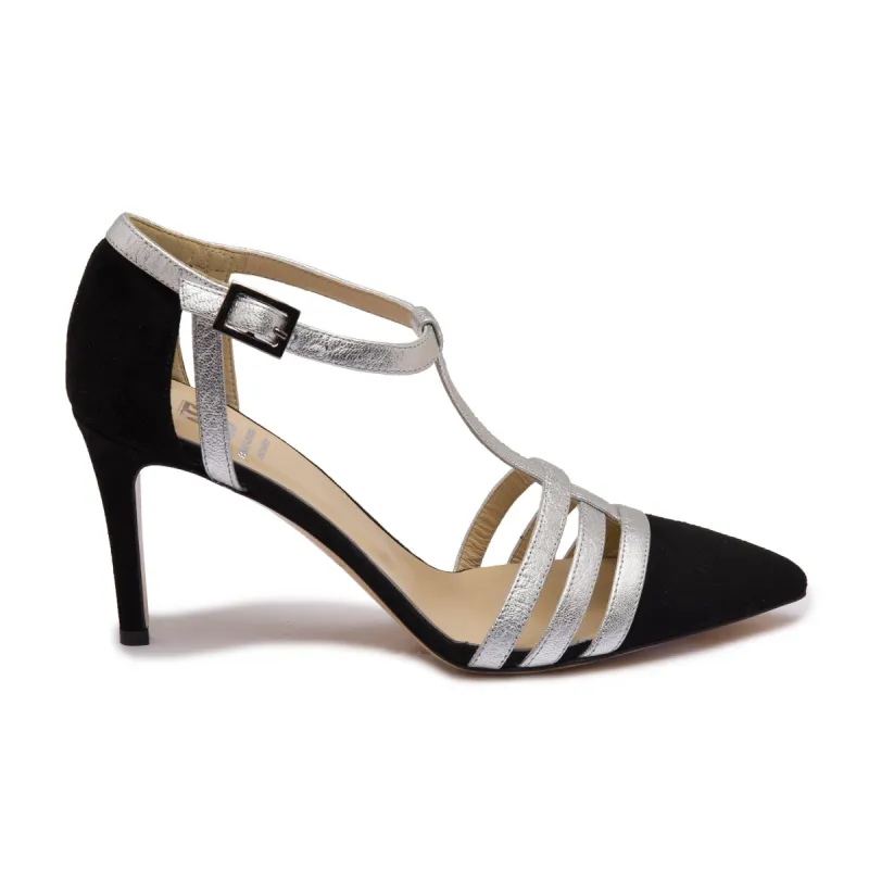 Cassia Women's Pump - Black/Silver sold by Bruno Magli