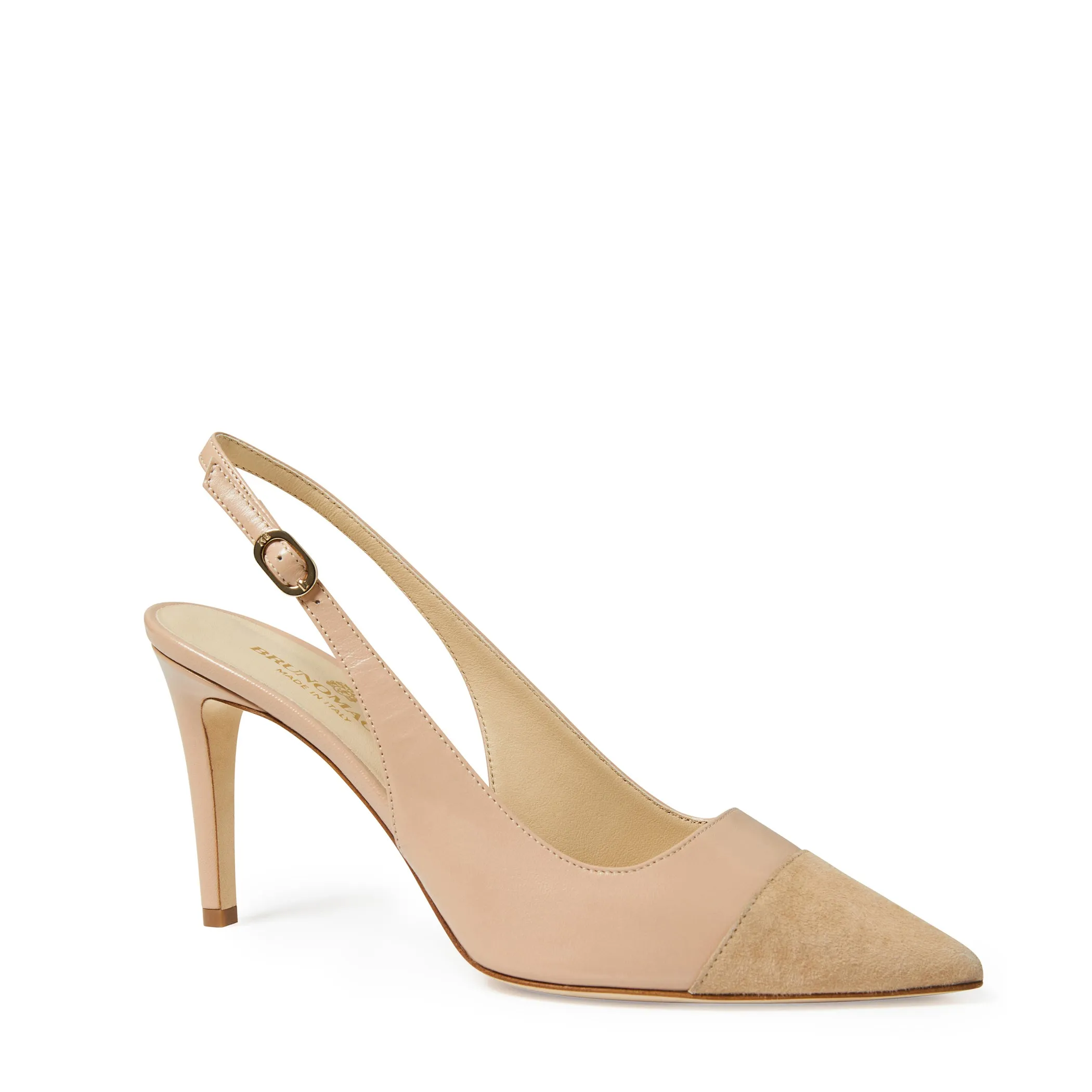ALINA SLINGBACK PUMP NATURAL SUEDE sold by Bruno Magli