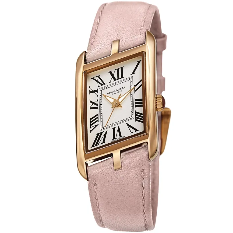 Women's Sofia 1421 Watch - Gold-Tone/Pale Pink sold by Bruno Magli