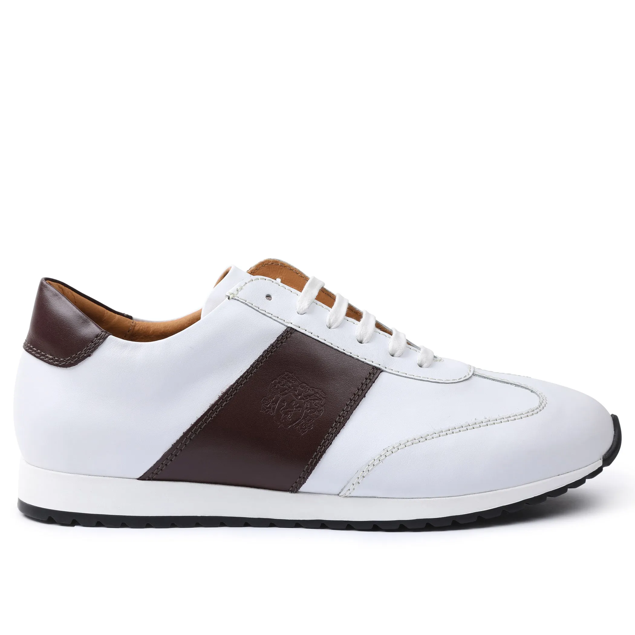 Elliot Jogger Lace-Up Oxford Sneaker - White sold by Bruno Magli product image thumbnail 2