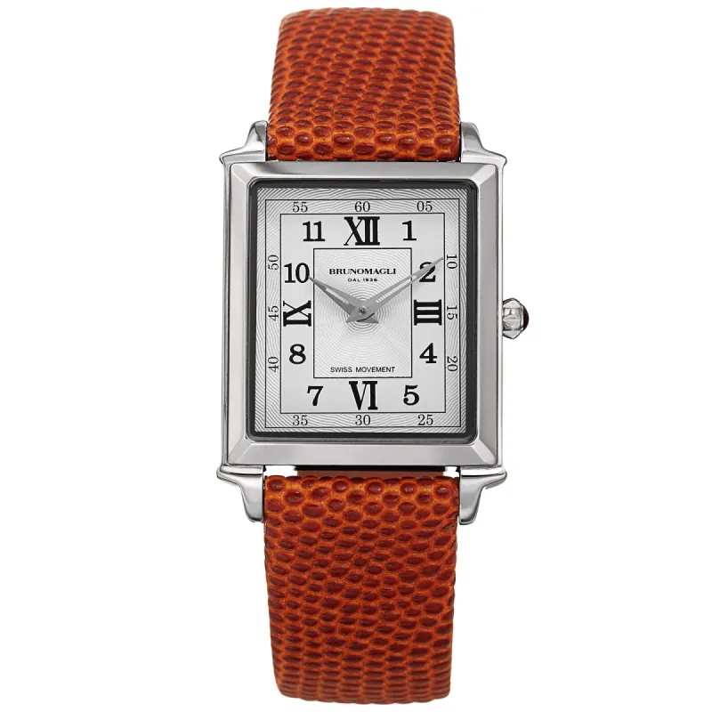 Women's Valentina Romana Watch - Silver-Tone/Tan sold by Bruno Magli