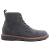 Grafton Cap-Toe Lace-Up Boot - Dark Grey sold by Bruno Magli