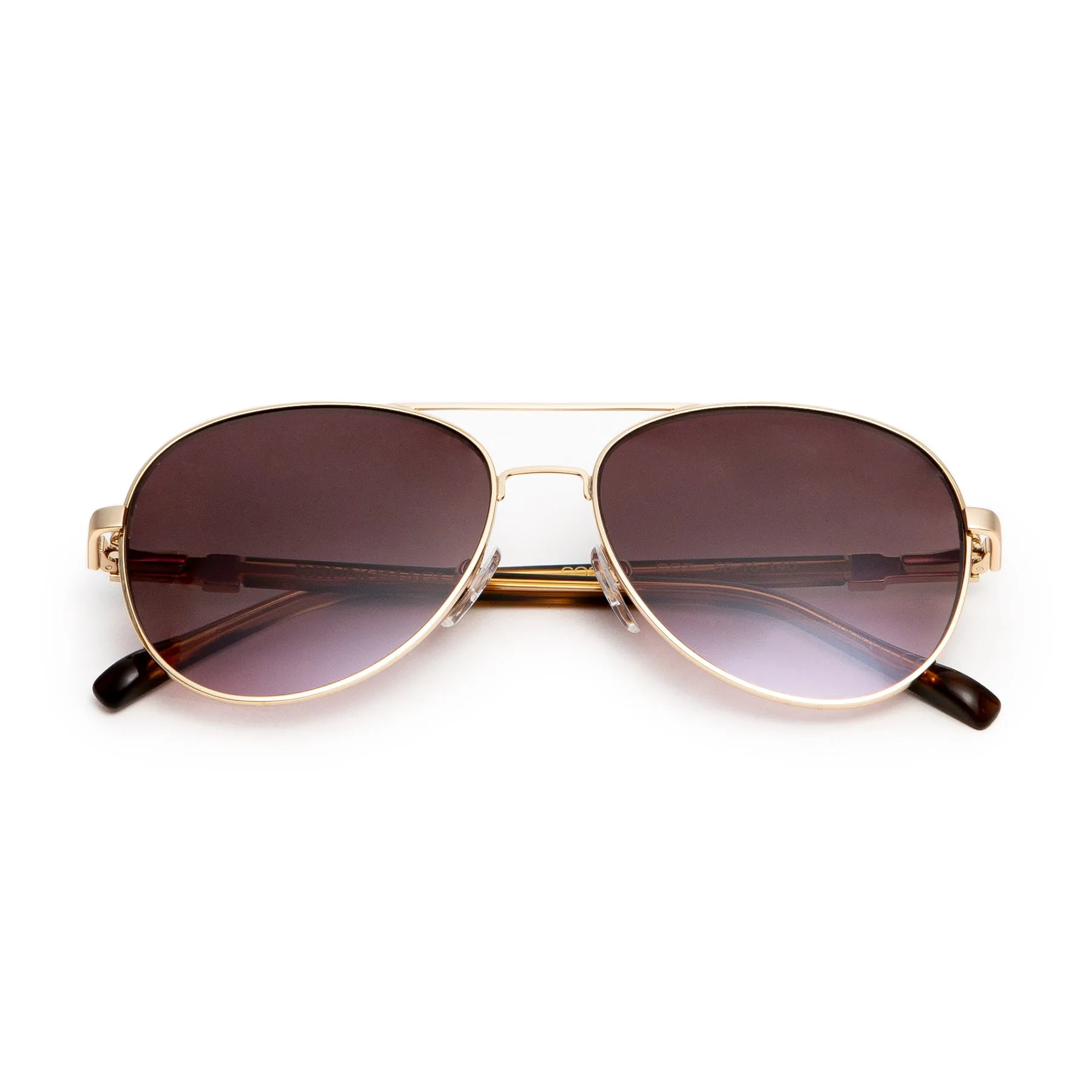 Costa Aviator Sunglasses - Gold Tortoise sold by Bruno Magli product image thumbnail 4