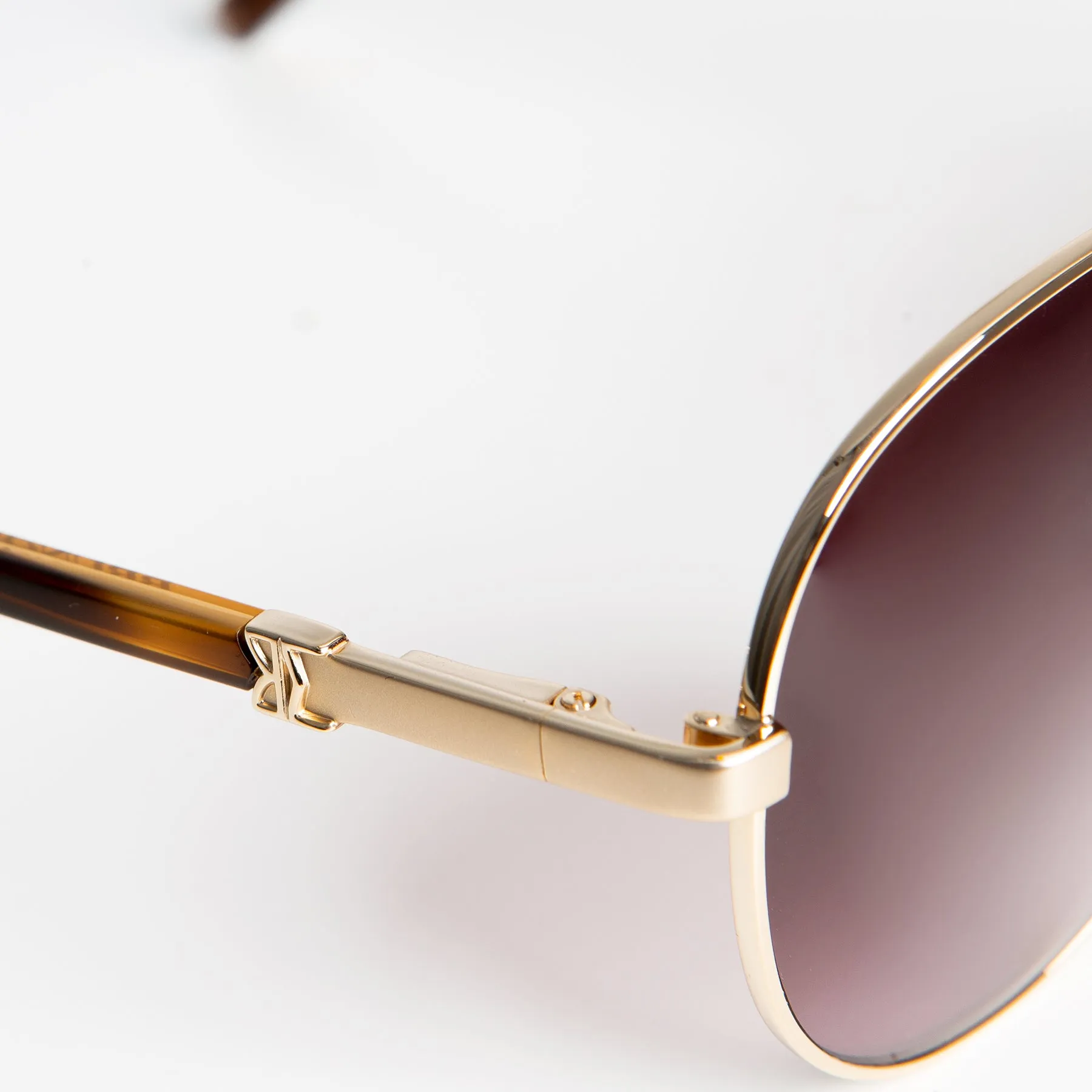Costa Aviator Sunglasses - Gold Tortoise sold by Bruno Magli product image thumbnail 3
