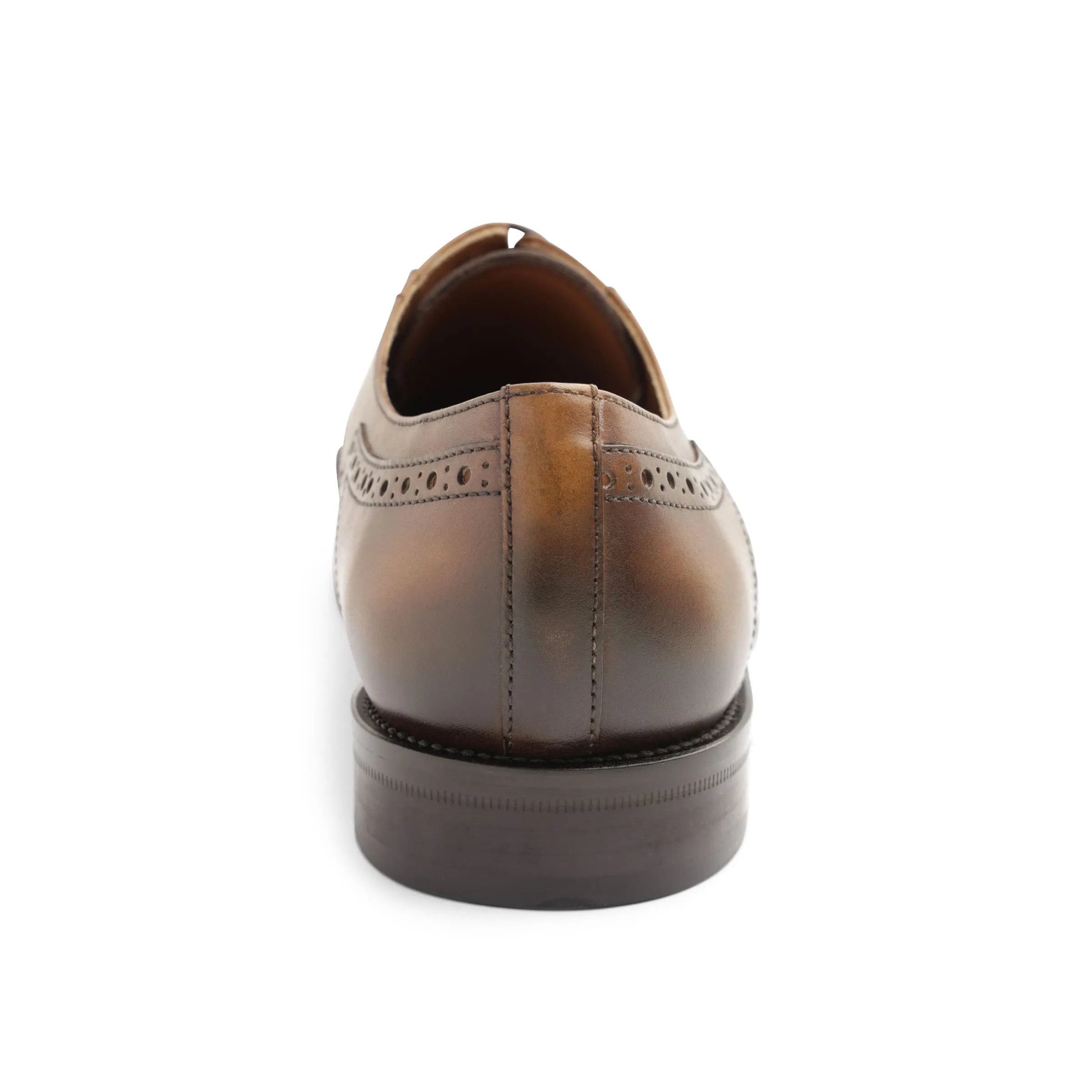 Atillio Wingtip Leather Blucher - Cognac sold by Bruno Magli product image thumbnail 3