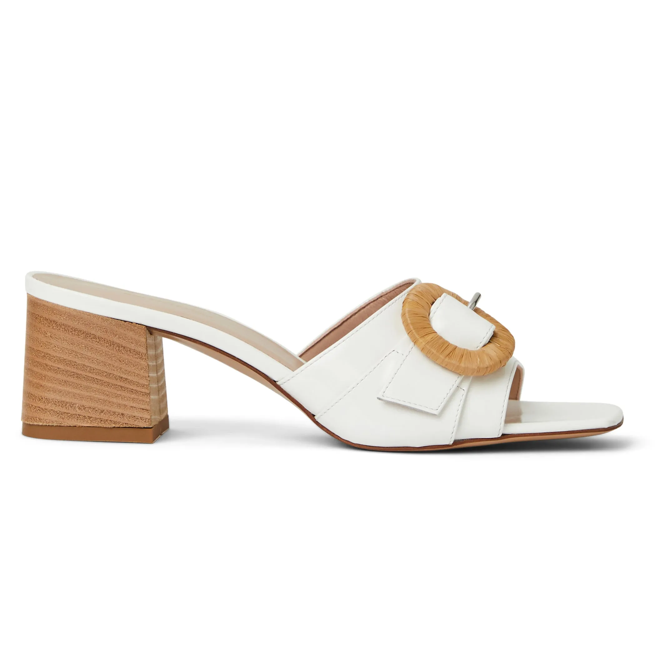 PAGE Single Band Sandal WHITE PATENT sold by Bruno Magli product image thumbnail 2