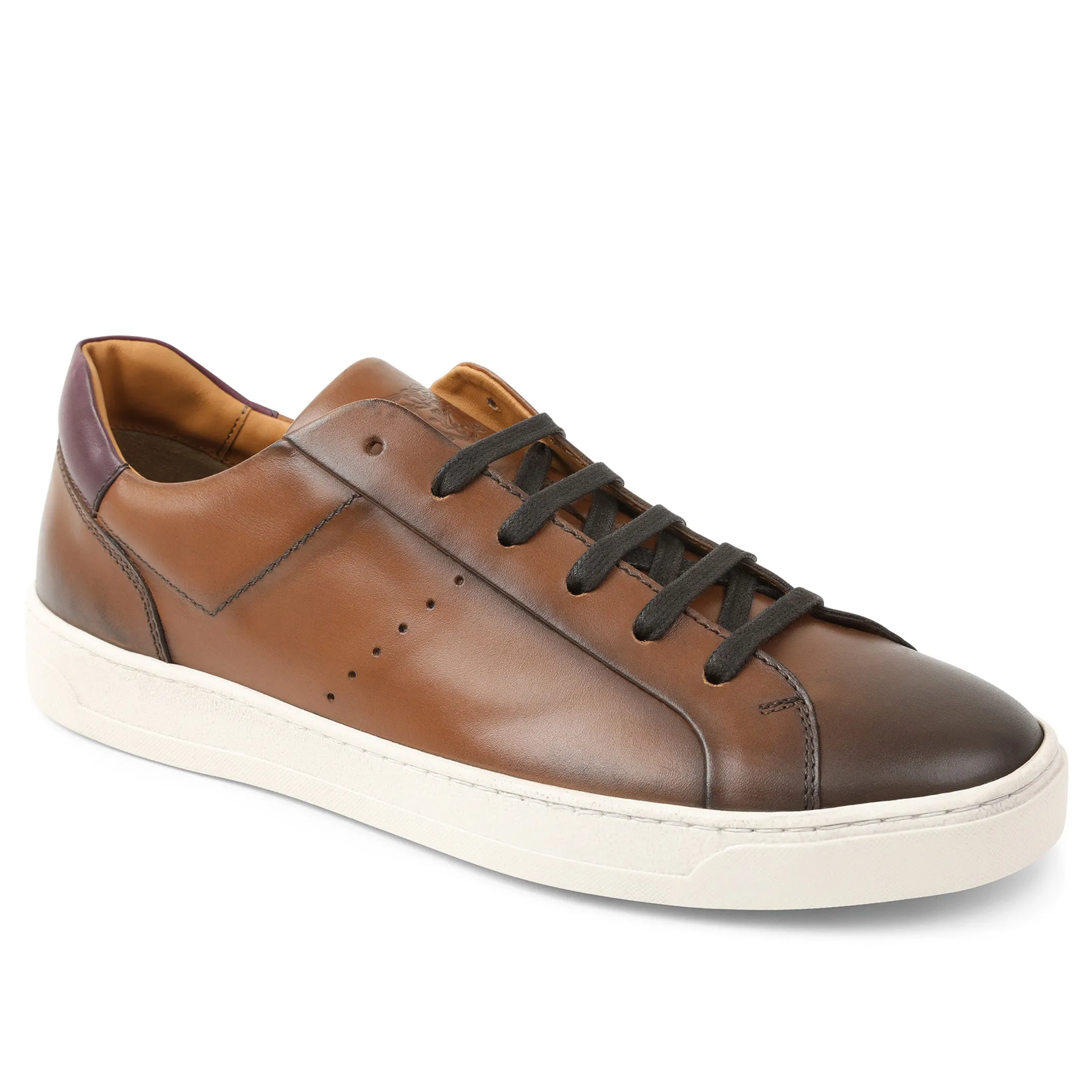 Dante Lace-to-Toe Leather Sneaker - Cognac sold by Bruno Magli product image thumbnail 5