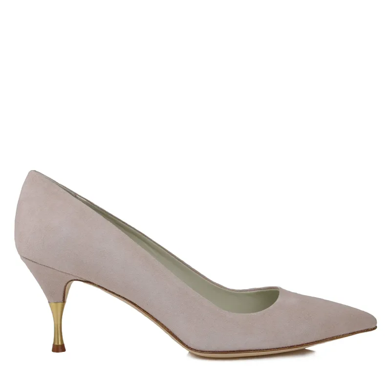 Milla Suede Pump - Sand sold by Bruno Magli