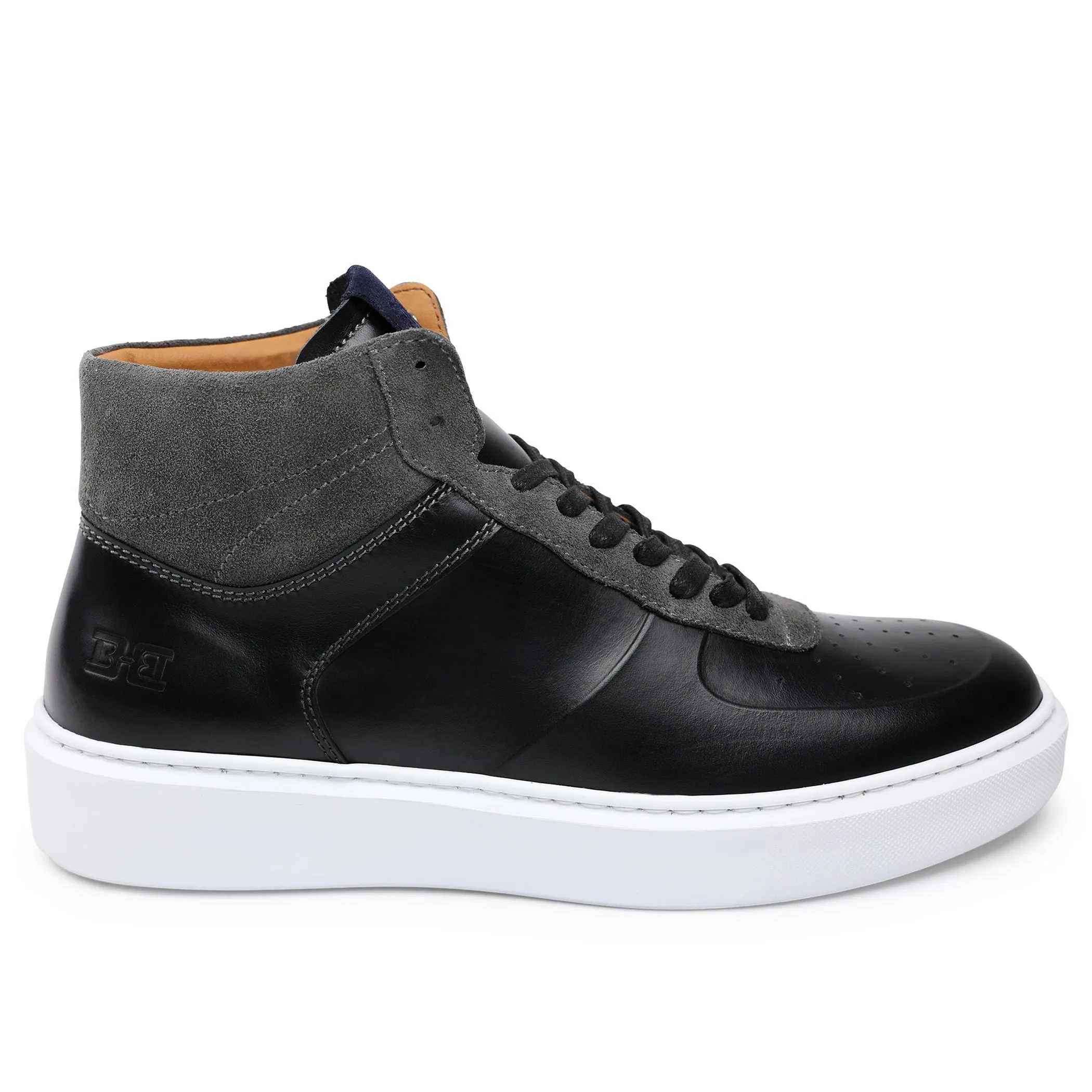 Festa High-Top Lace-Up Sneaker - Black/Grey sold by Bruno Magli product image thumbnail 2