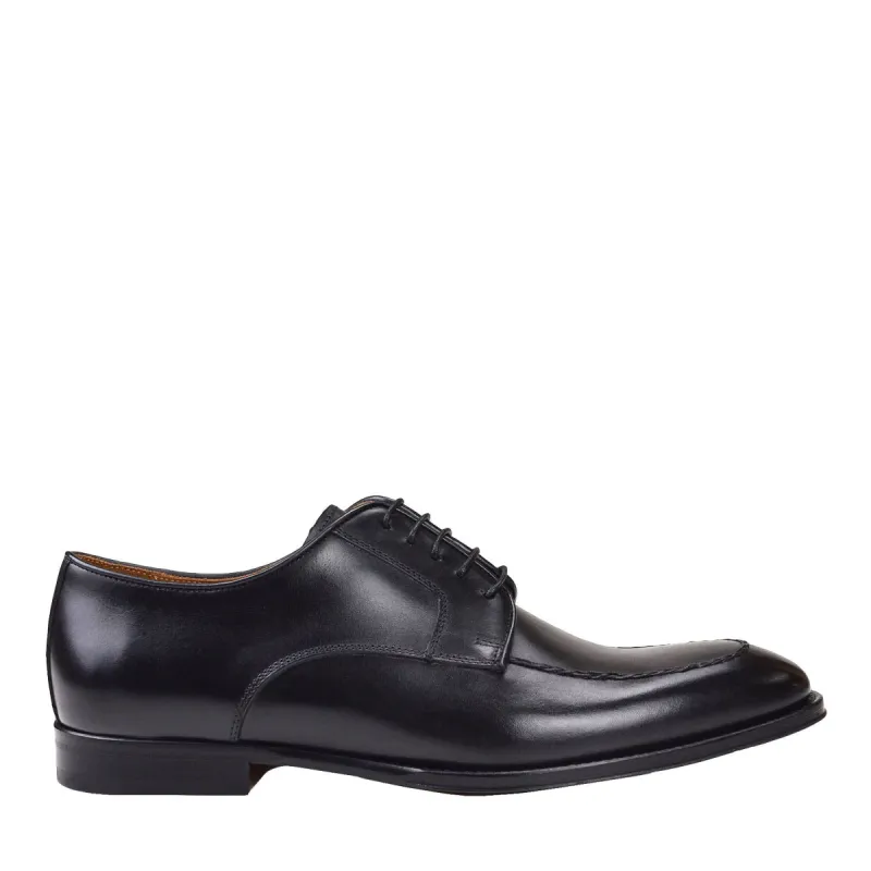 Fausto Leather Derby Shoe - Black sold by Bruno Magli