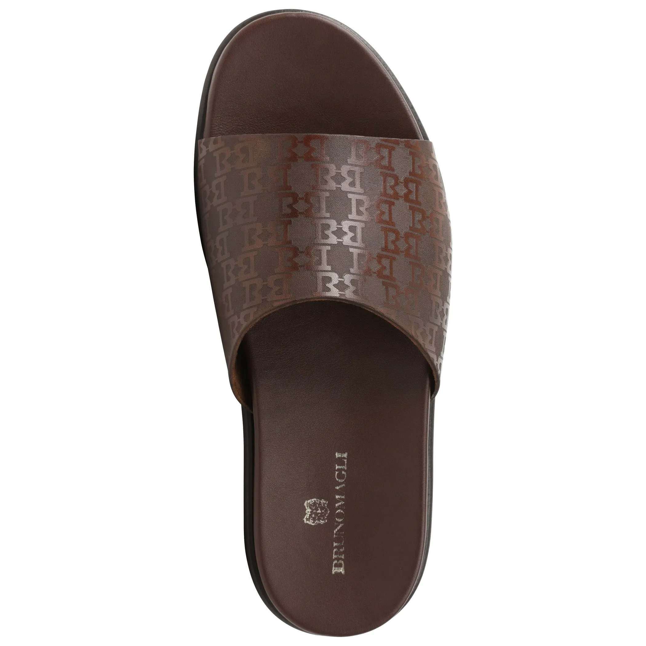 Elba Slide Sandal - Dark Brown sold by Bruno Magli product image thumbnail 4