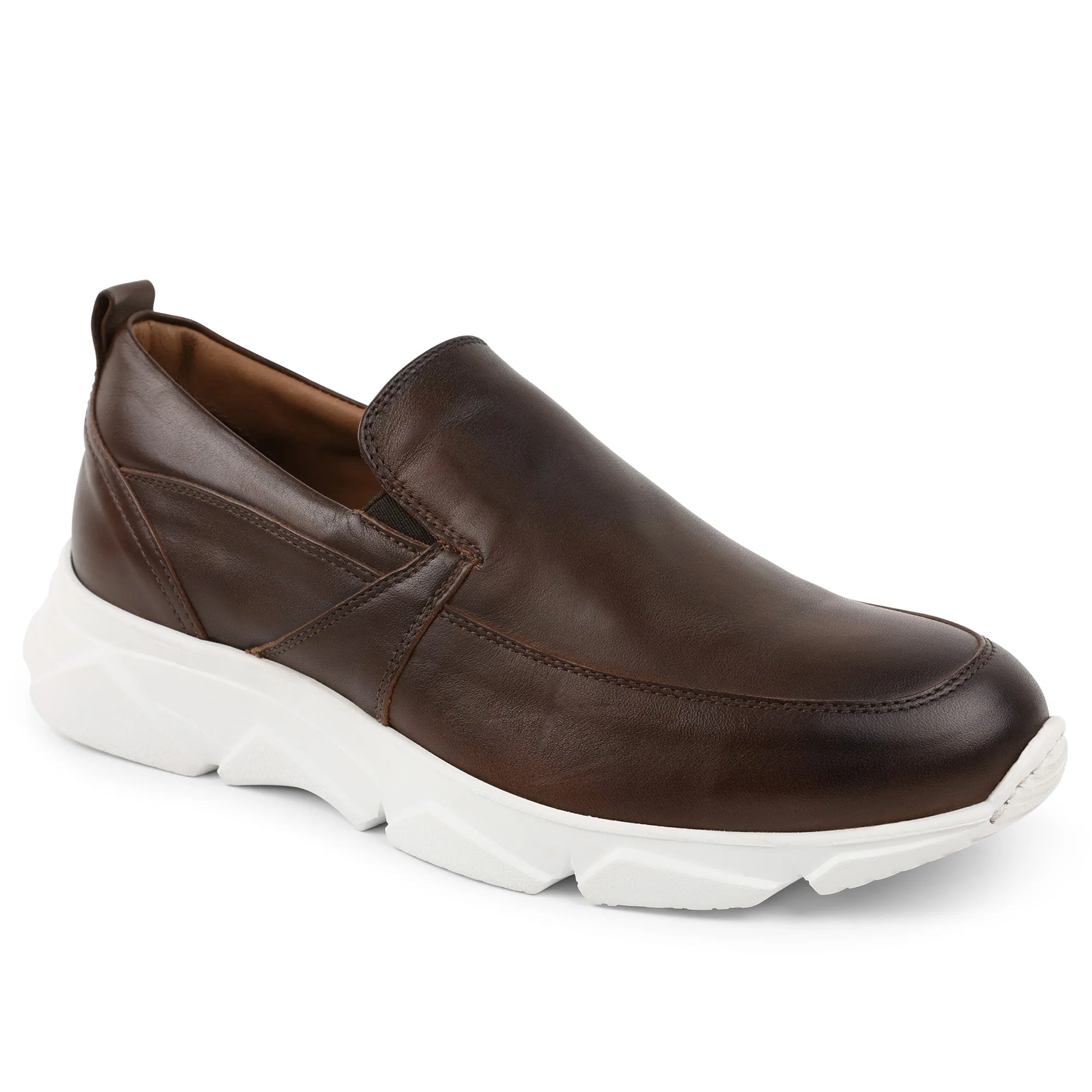 Lorenzo Twin-Gore Slip-On Cognac sold by Bruno Magli