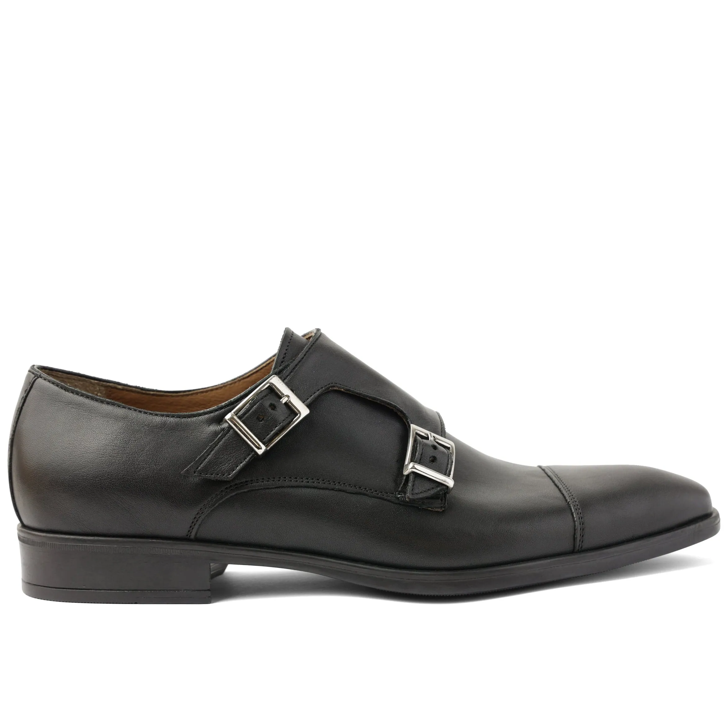 Soldo Tailored Leather Buckle Shoe - Black Calf sold by Bruno Magli product image thumbnail 2