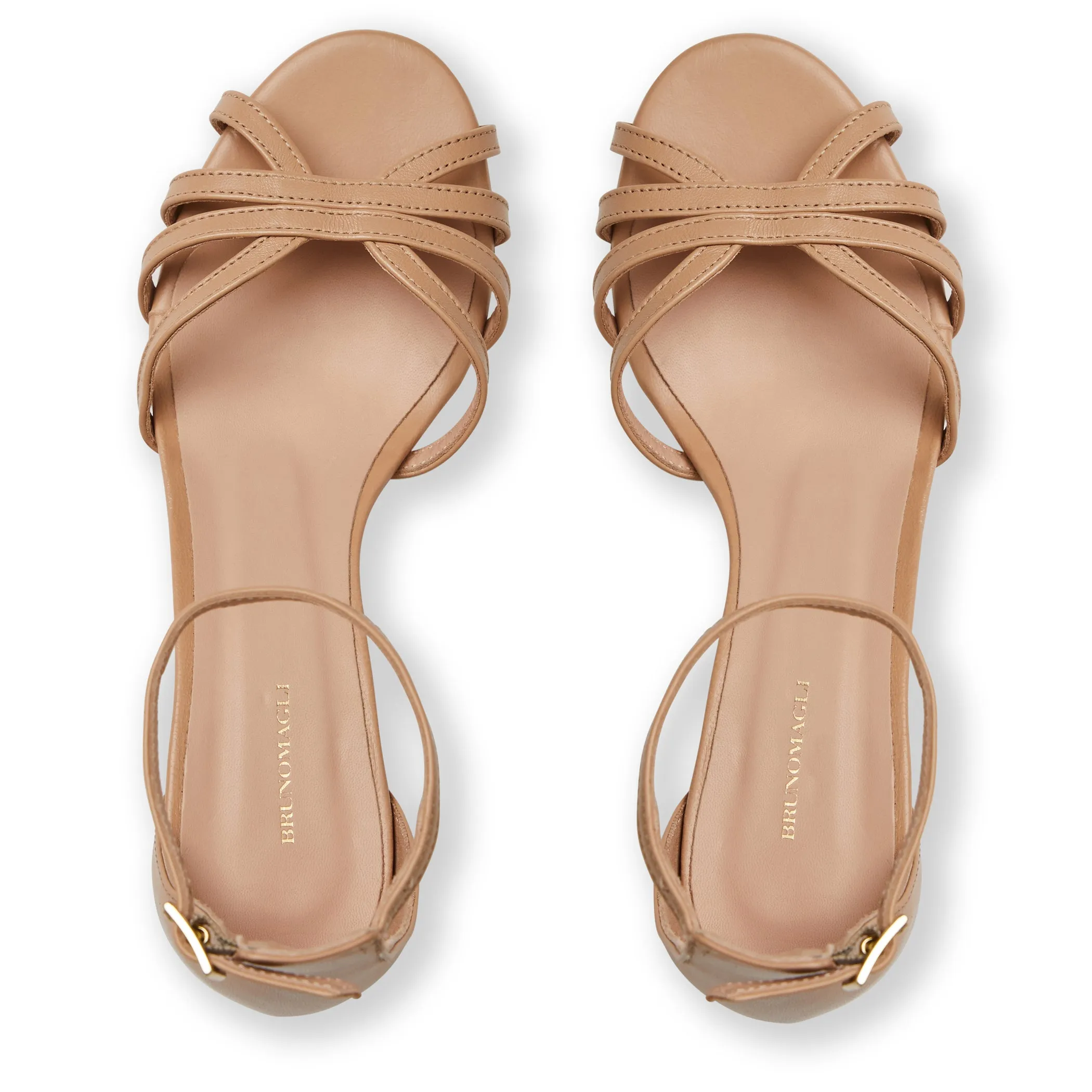 FELICITY Strapped sandal low Heel SAND sold by Bruno Magli product image thumbnail 5