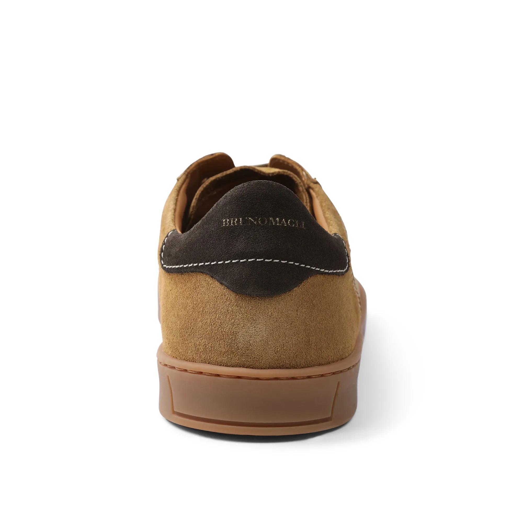 Bono Suede Lace-Up Sneaker - Cognac sold by Bruno Magli product image thumbnail 5