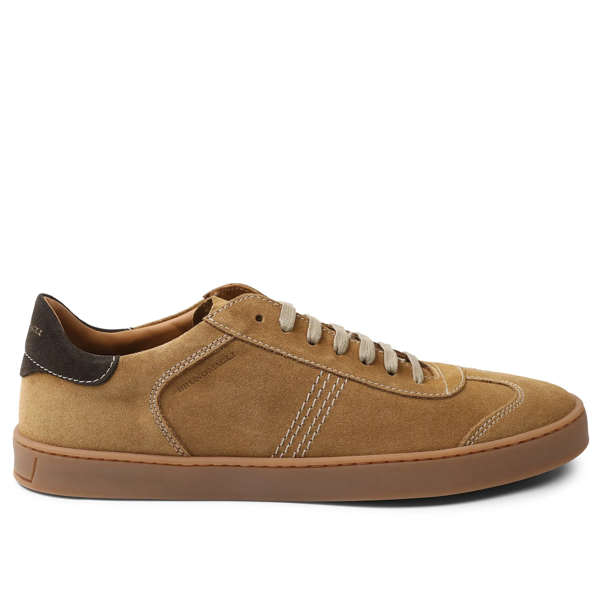 Bono Suede Lace-Up Sneaker - Cognac sold by Bruno Magli product image thumbnail 2